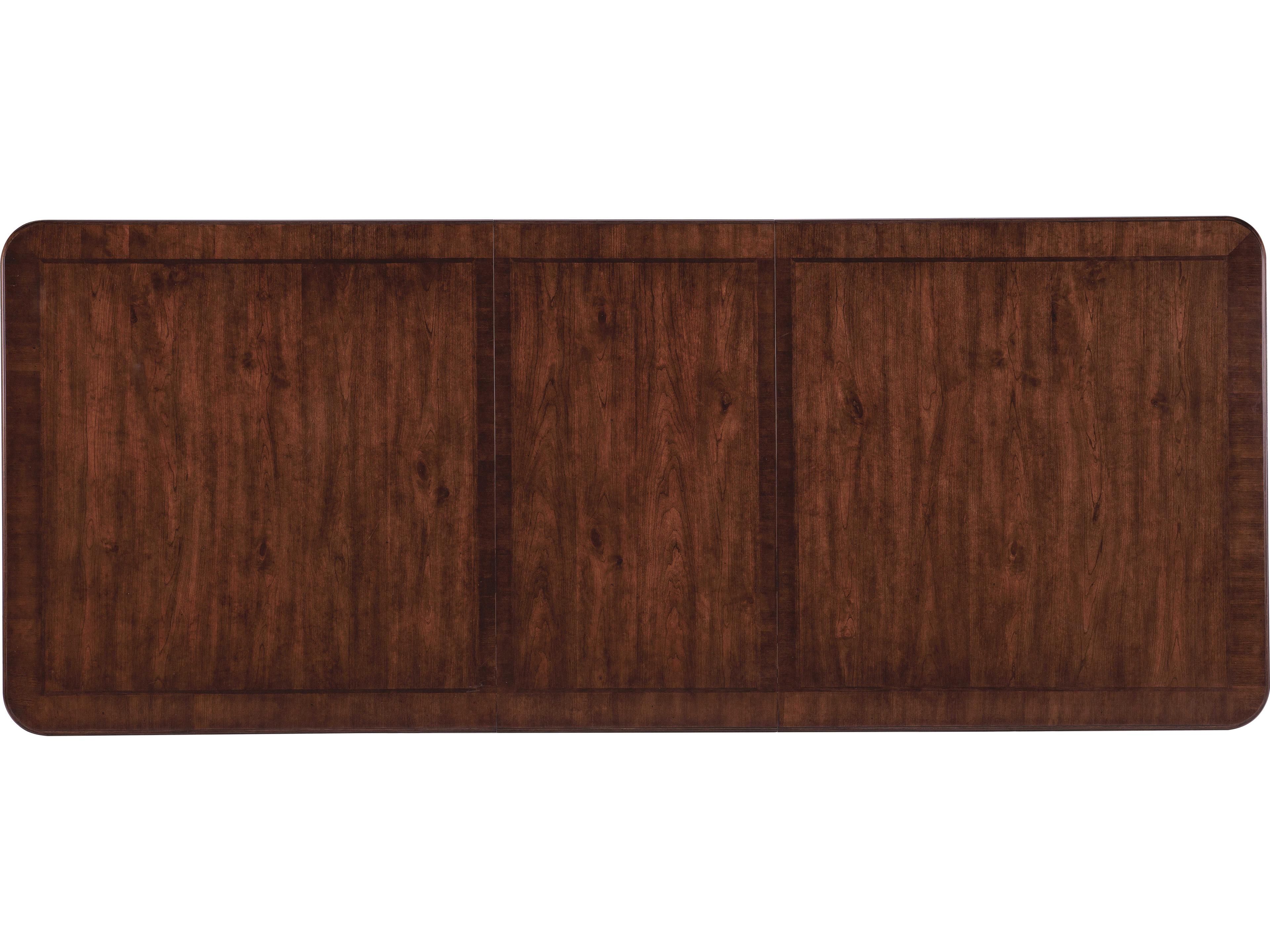 Luxecor Heritage Extendable Rectangular Wood Maraschino Cherry Dining Table