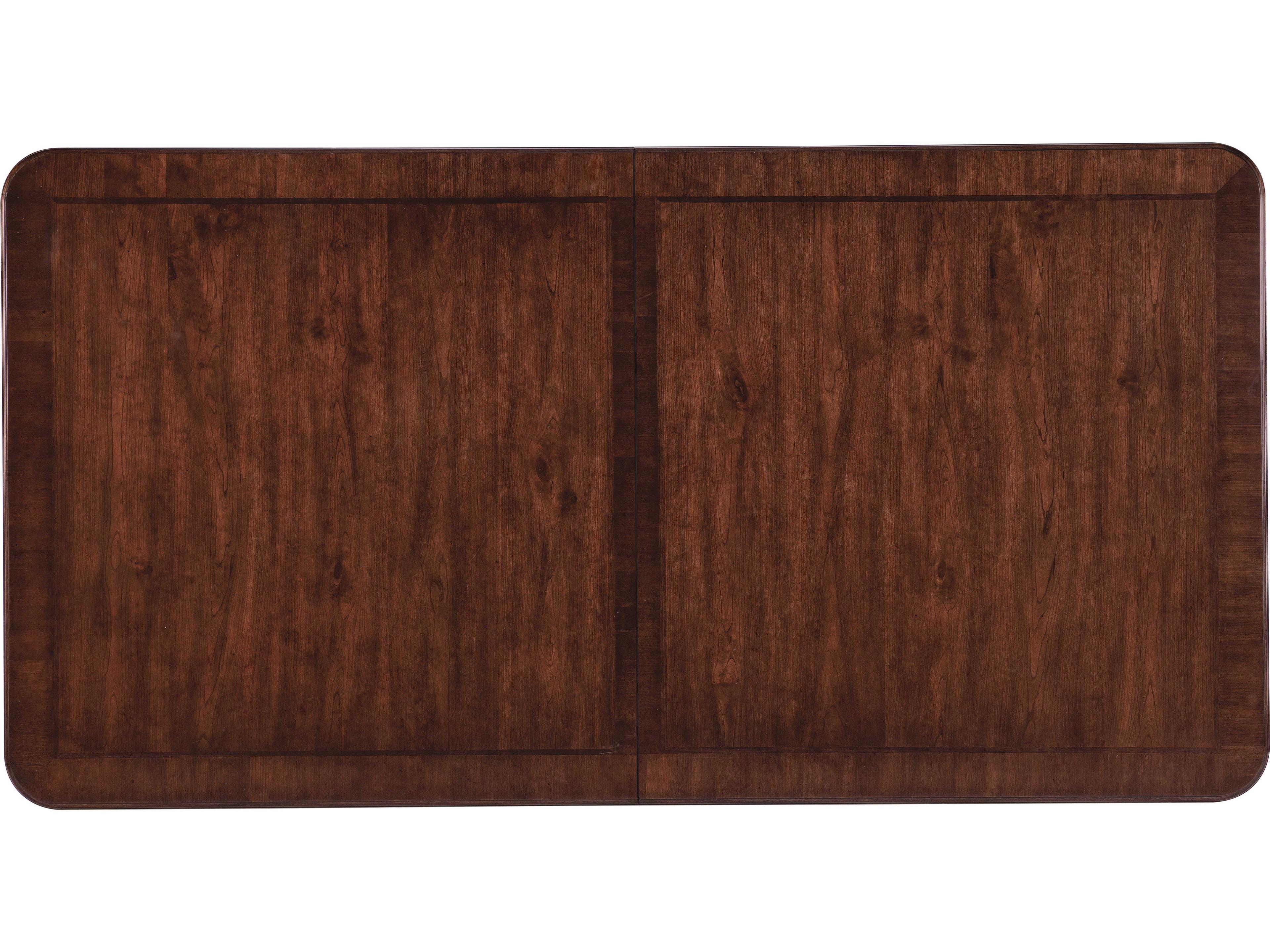 Luxecor Heritage Extendable Rectangular Wood Maraschino Cherry Dining Table