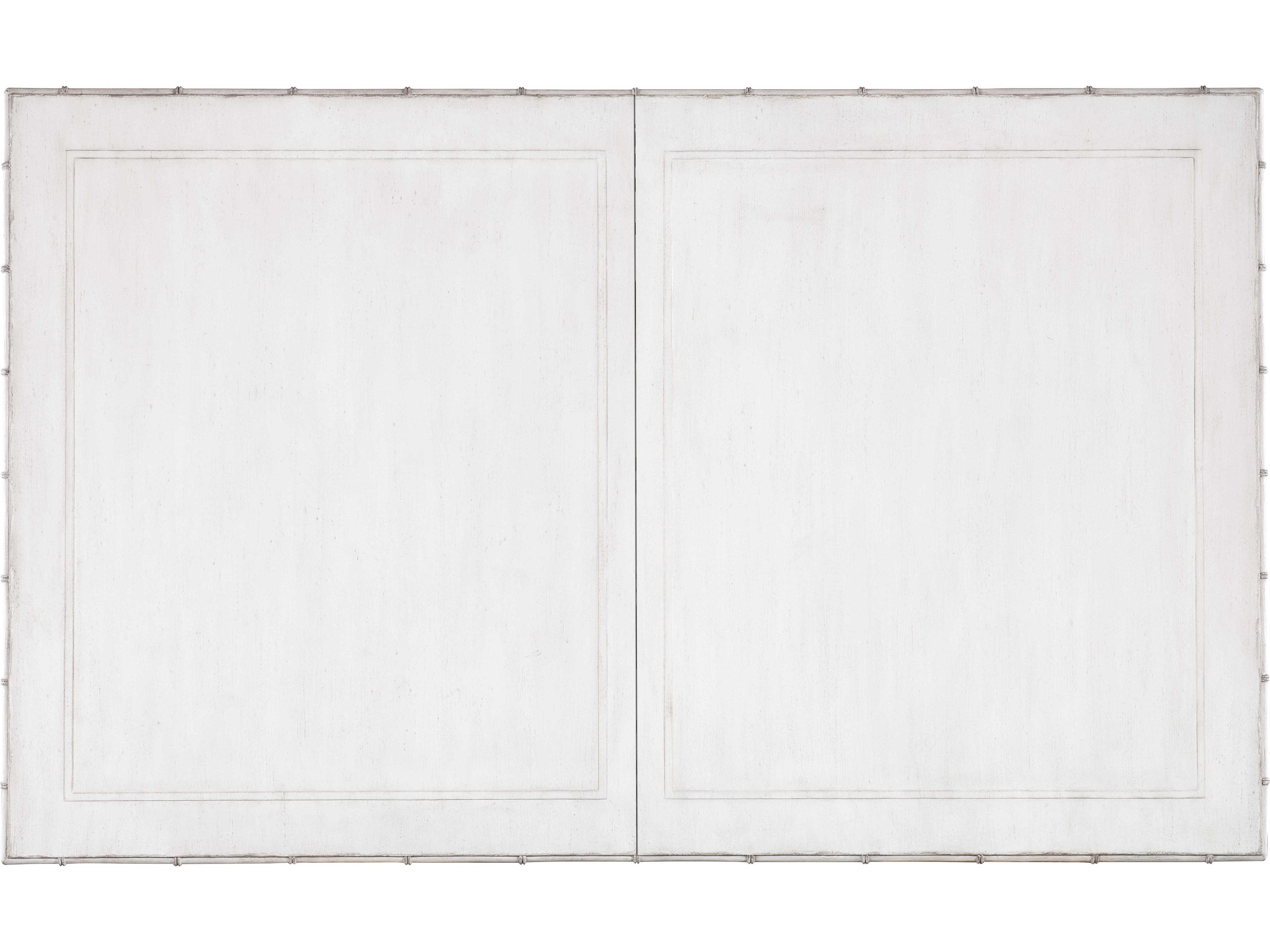 Luxecor Heritage Extendable Rectangular Wood White Heron Dining Table