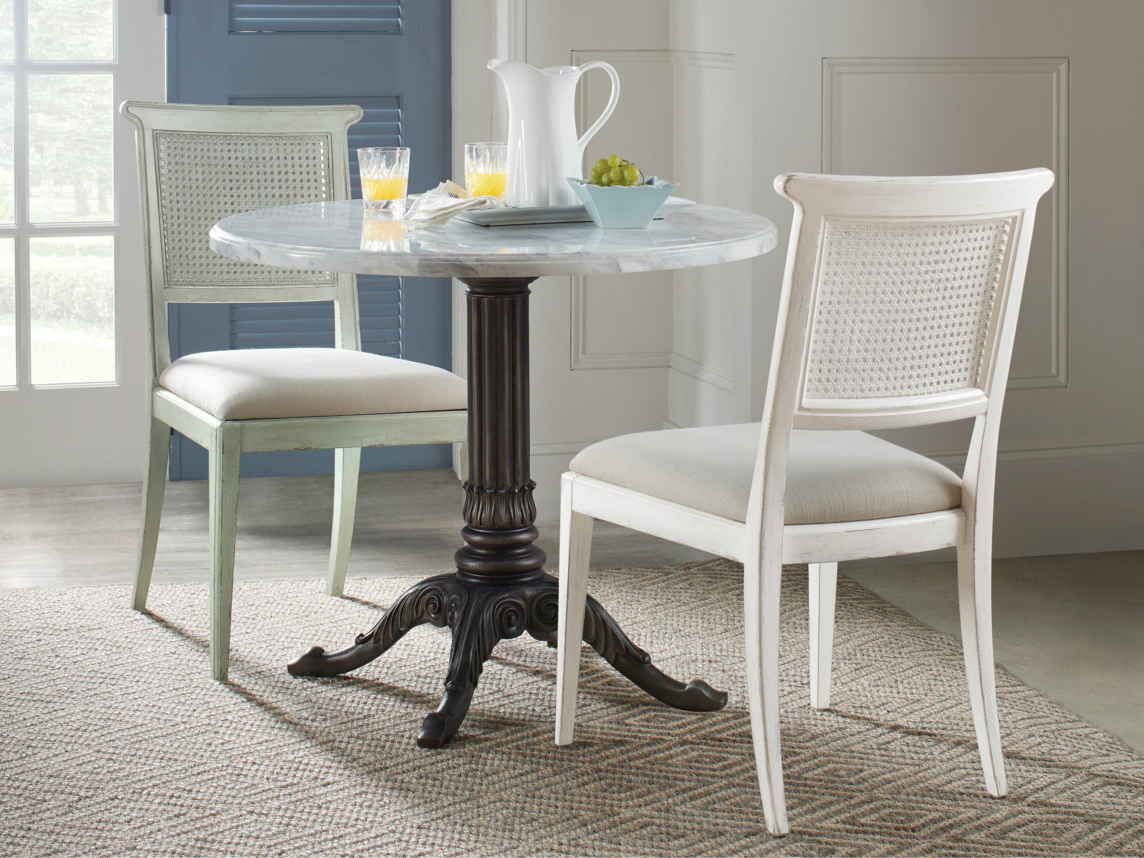 Luxecor Heritage Blue Upholstered Side Dining Chair