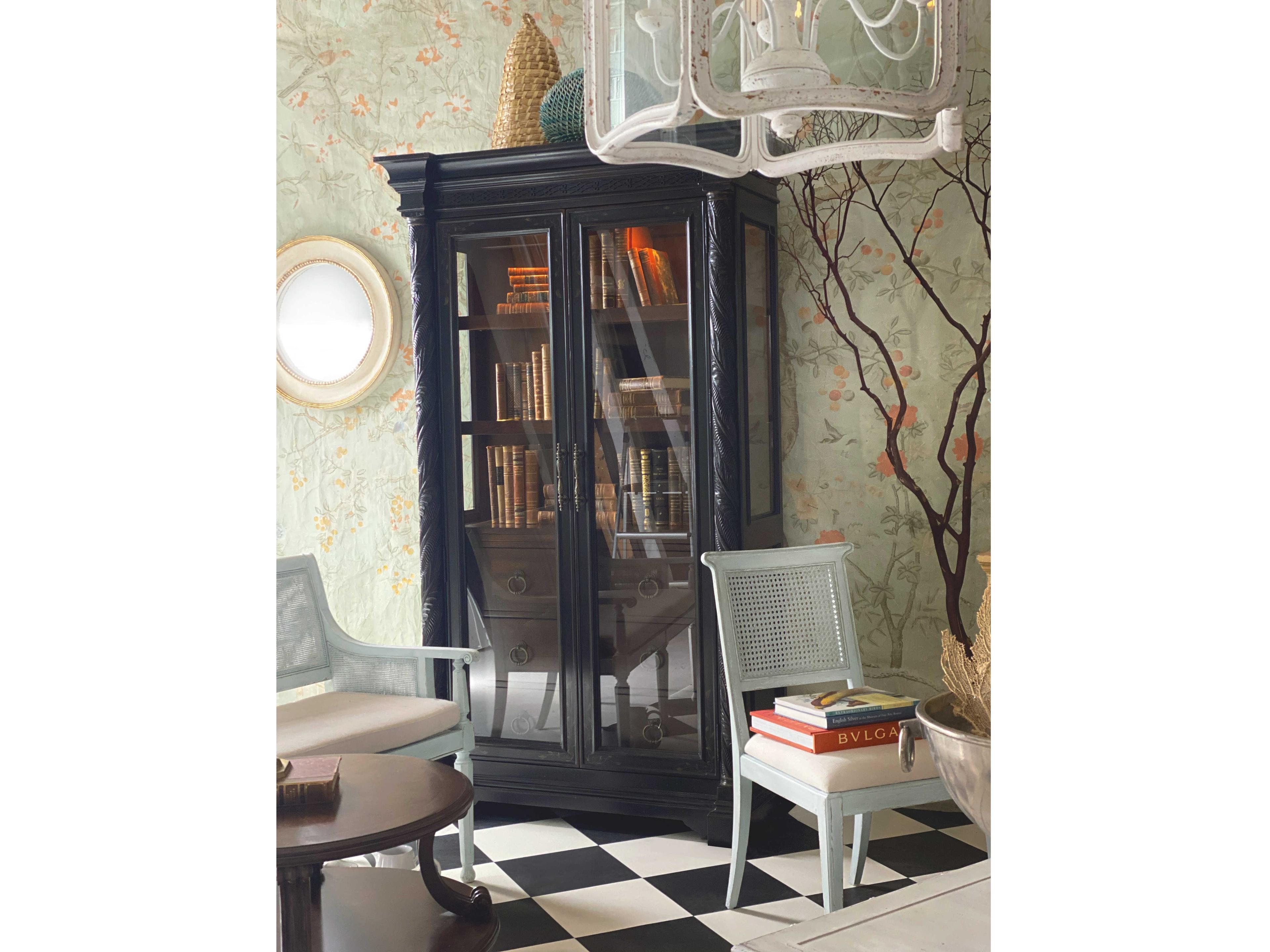 Luxecor Heritage Blue Upholstered Side Dining Chair