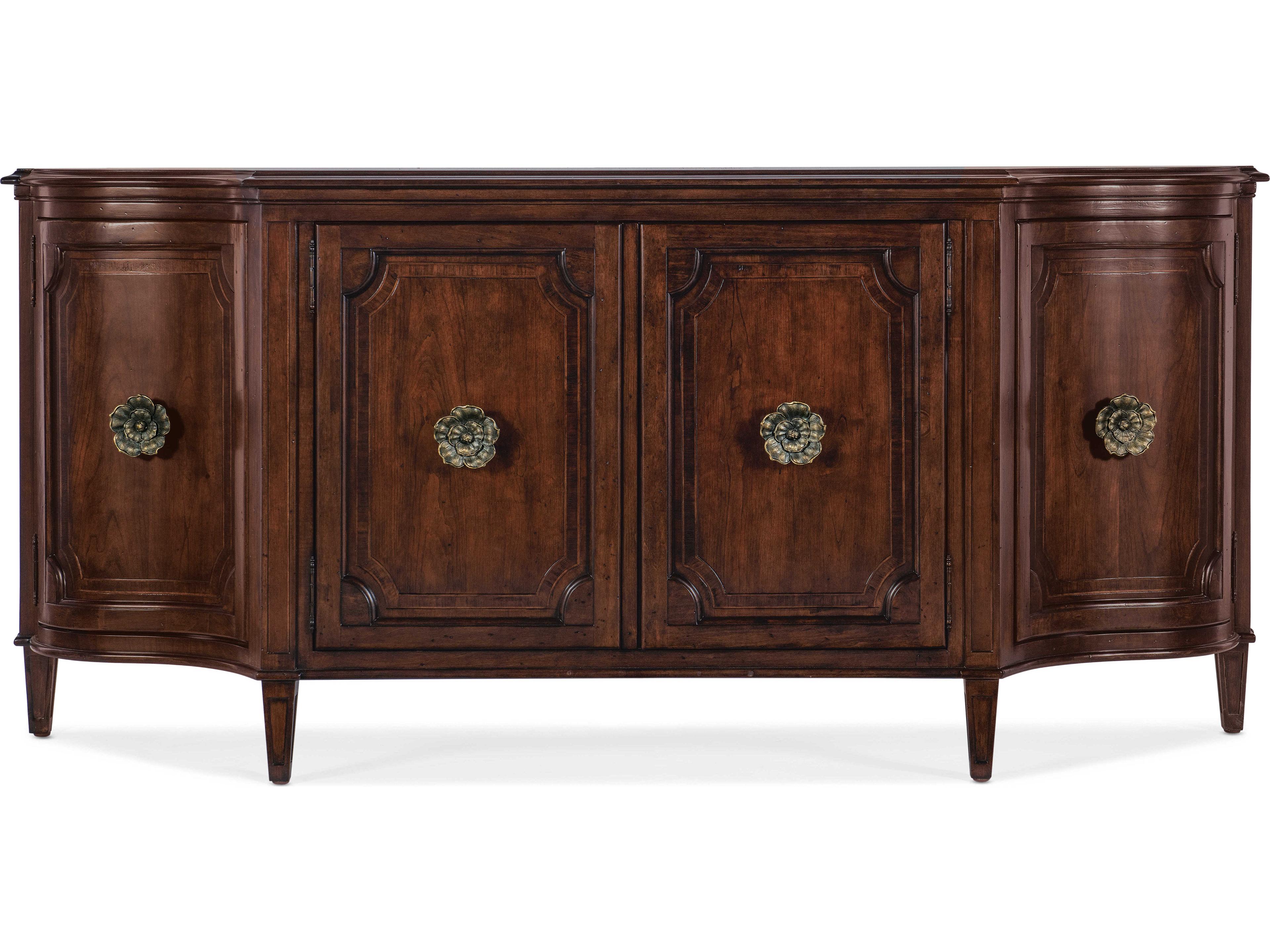 Luxecor Heritage 78" Cherry Wood Maraschino Sideboard