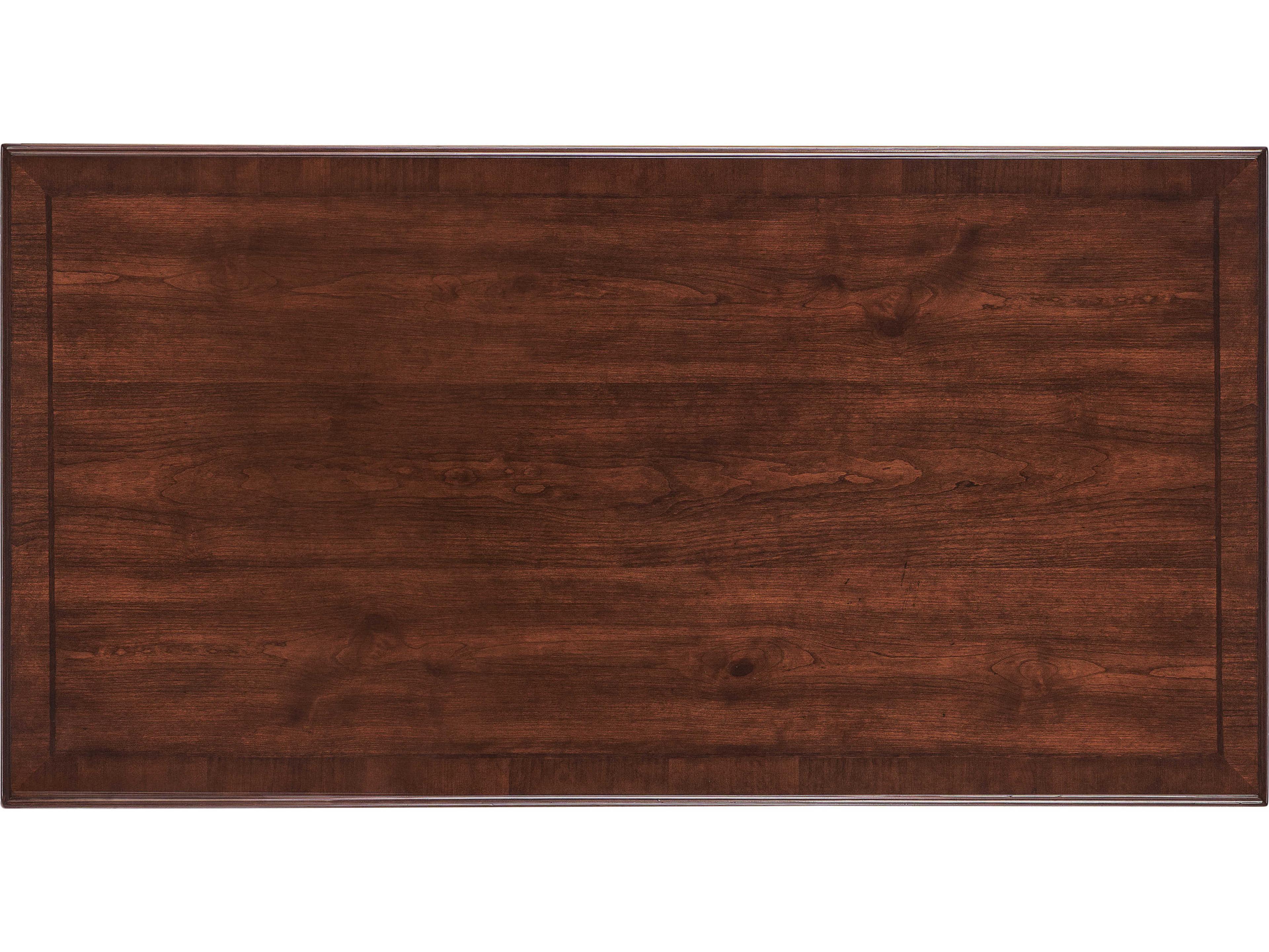 Hooker Furniture Charleston Rectangular Wood Maraschino Cherry Cocktail Table