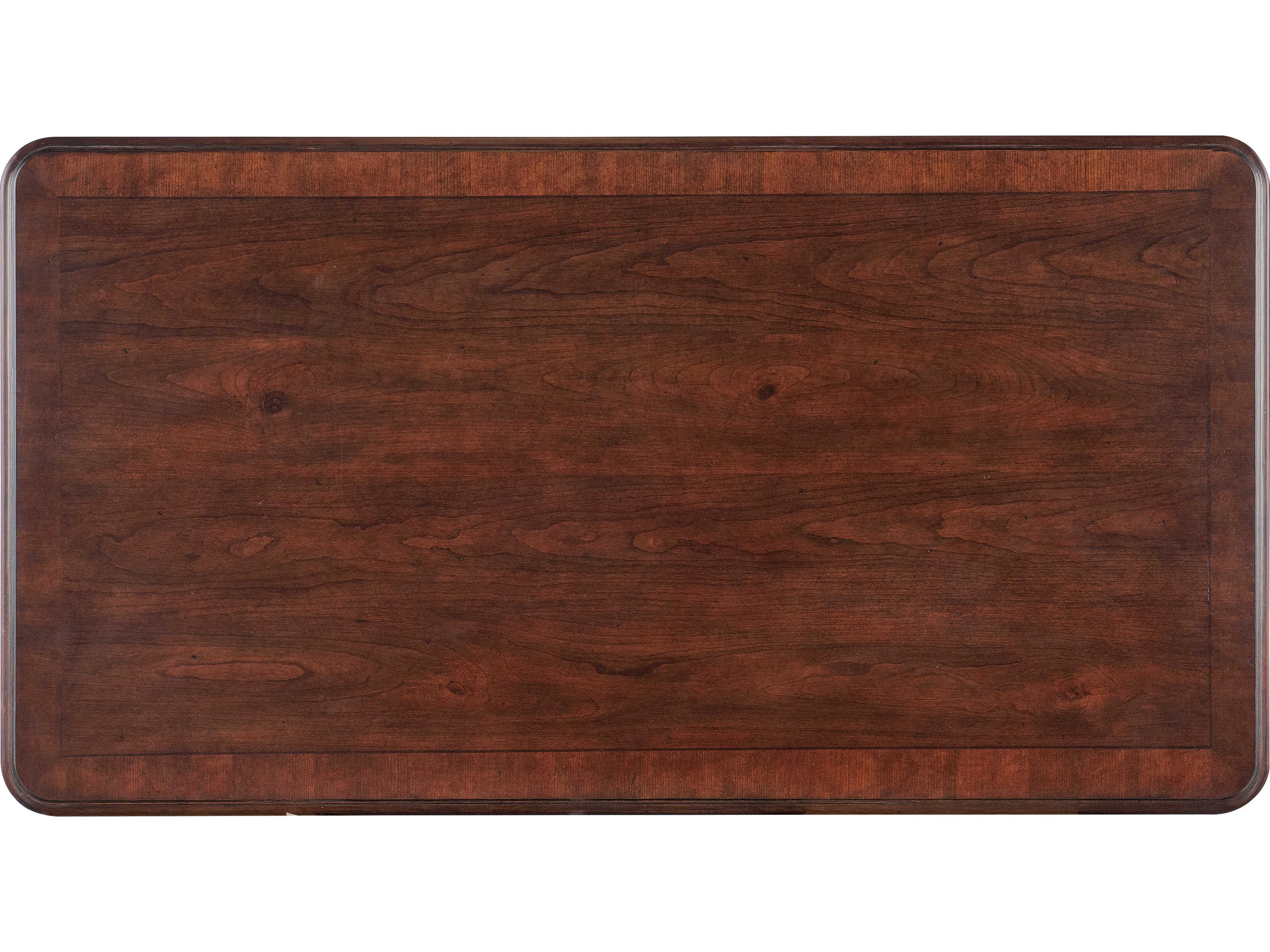 Luxecor Heritage Rectangular Wood Maraschino Cherry Cocktail Table