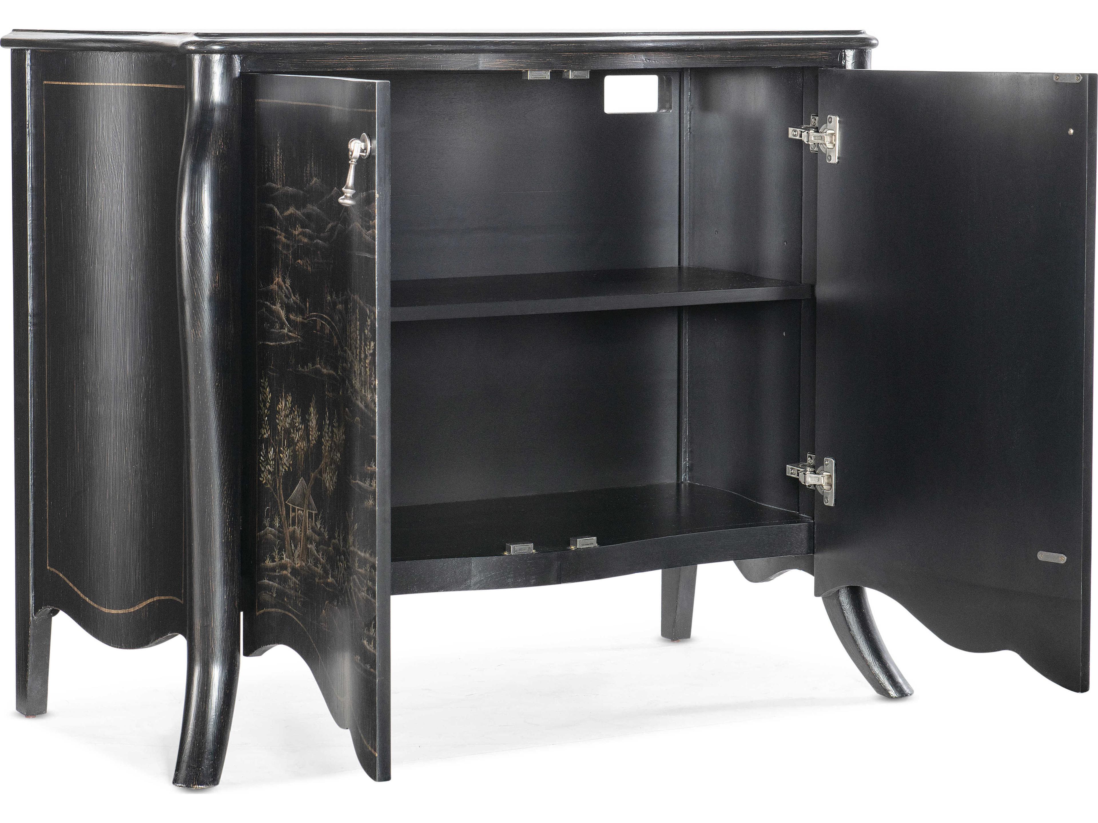 Luxecor Heritage Black Water Maple Wood Accent Chest