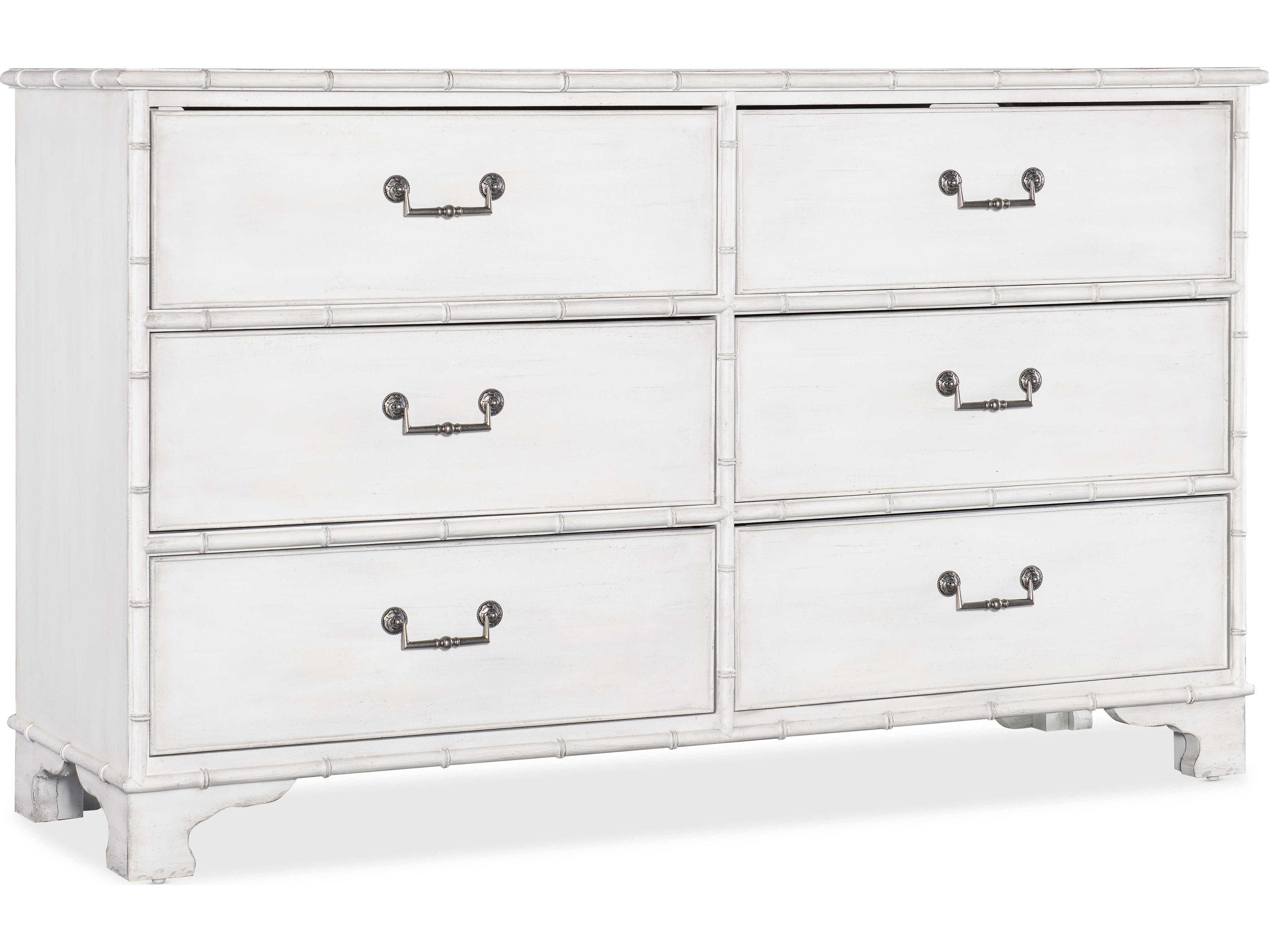 Hooker Furniture Charleston 6-Drawers Solid Wood Double Dresser