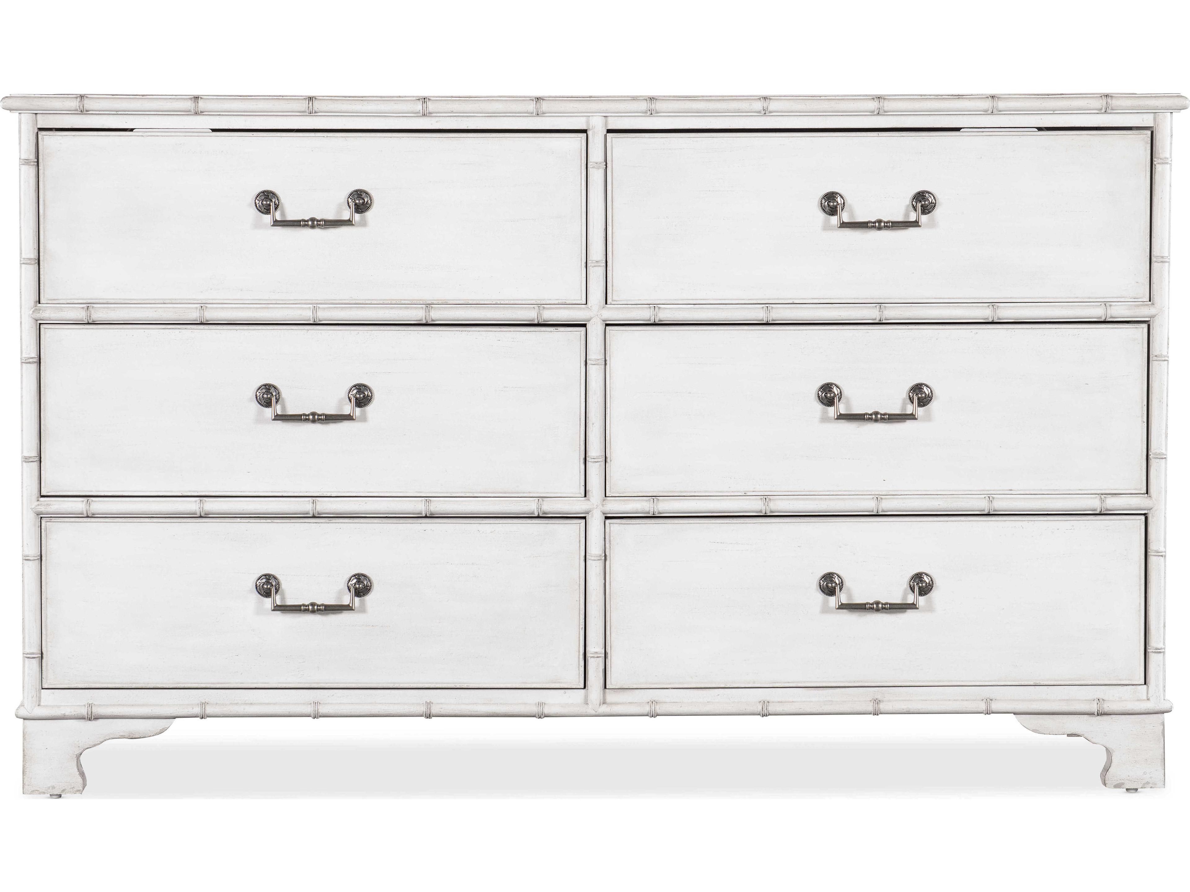 Hooker Furniture Charleston 6-Drawers Solid Wood Double Dresser