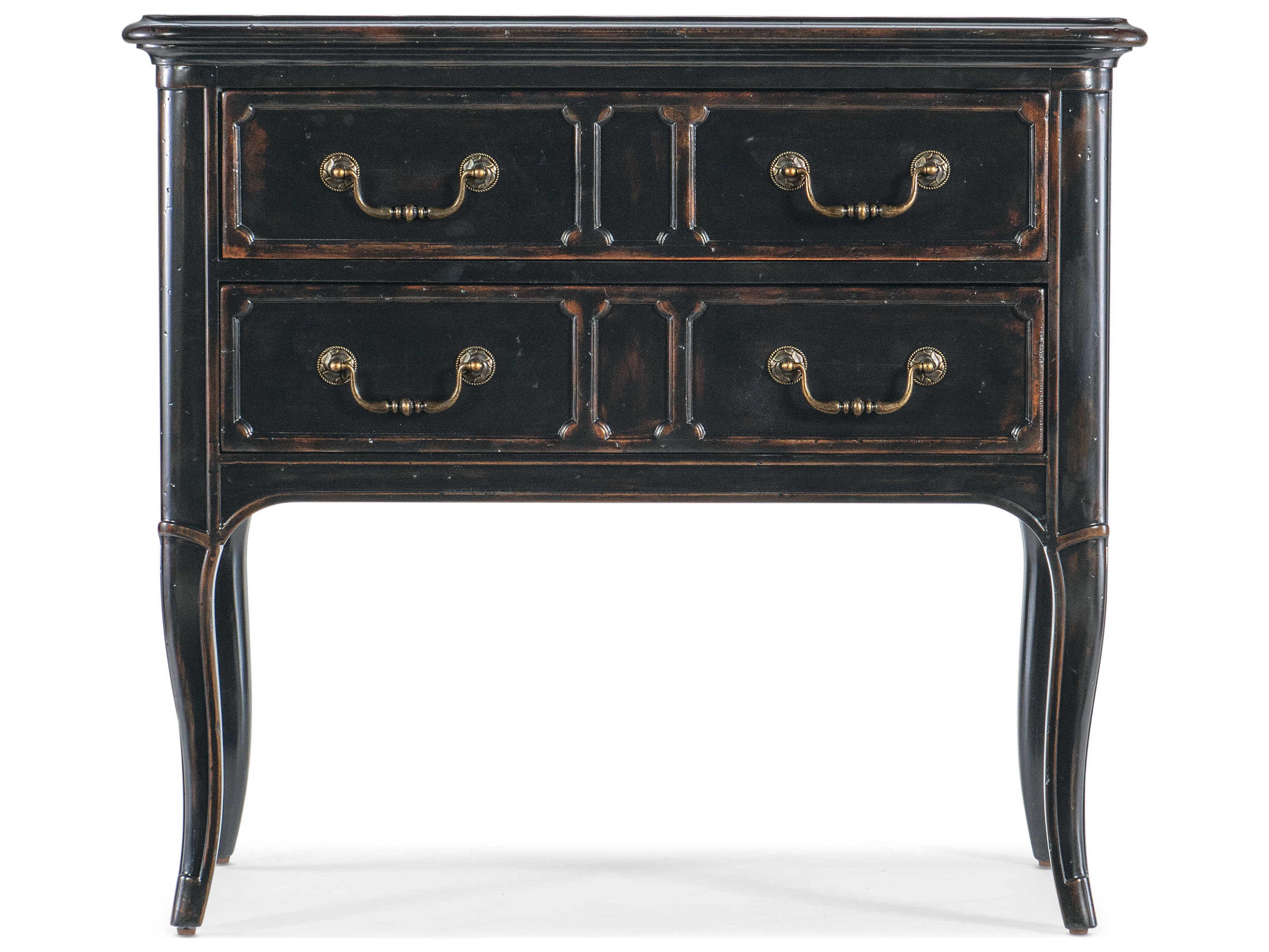 Luxecor Heritage 2-Drawers Solid Wood Nightstand
