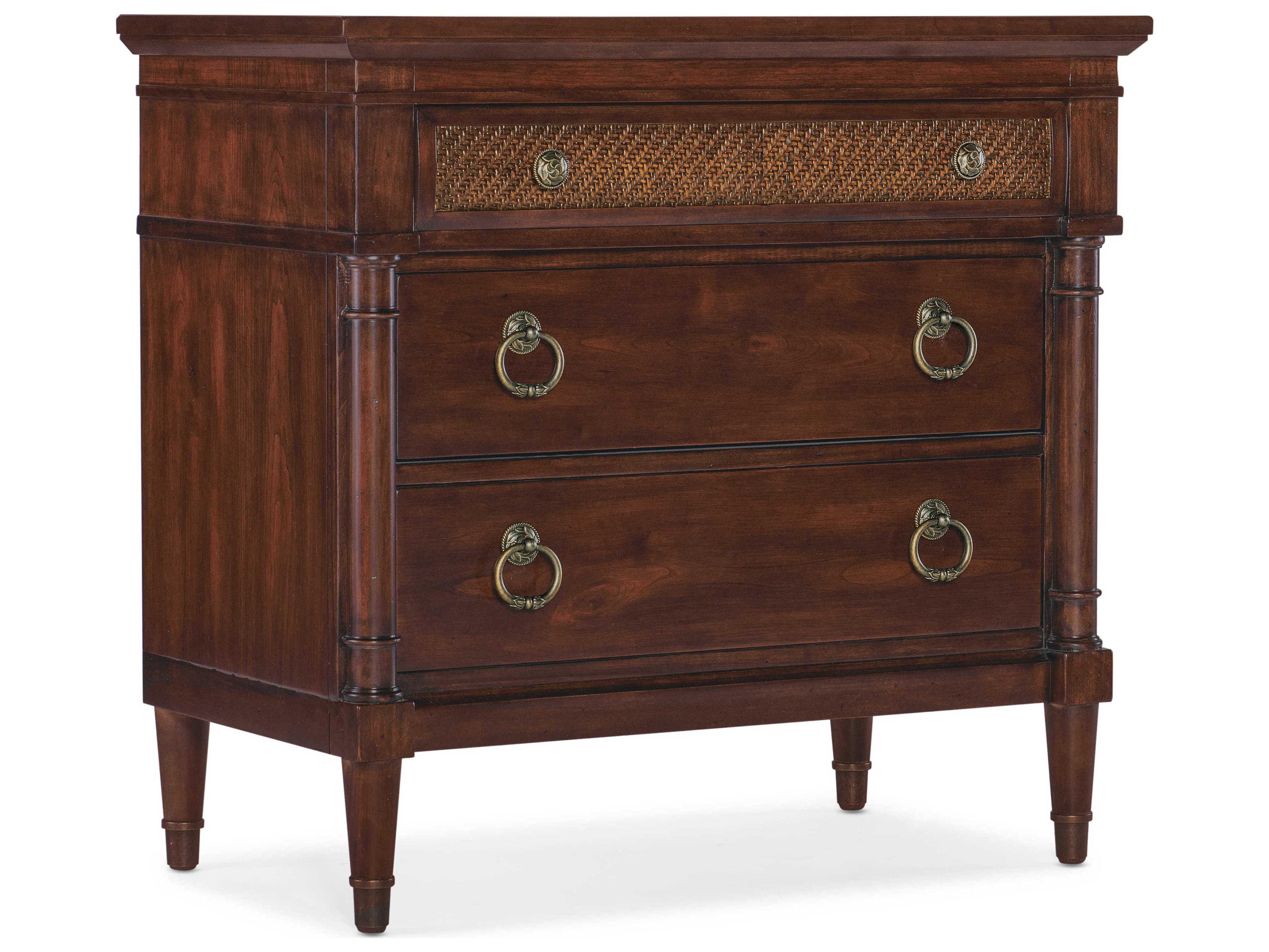 Charleston 3-Drawers Solid Wood Nightstand