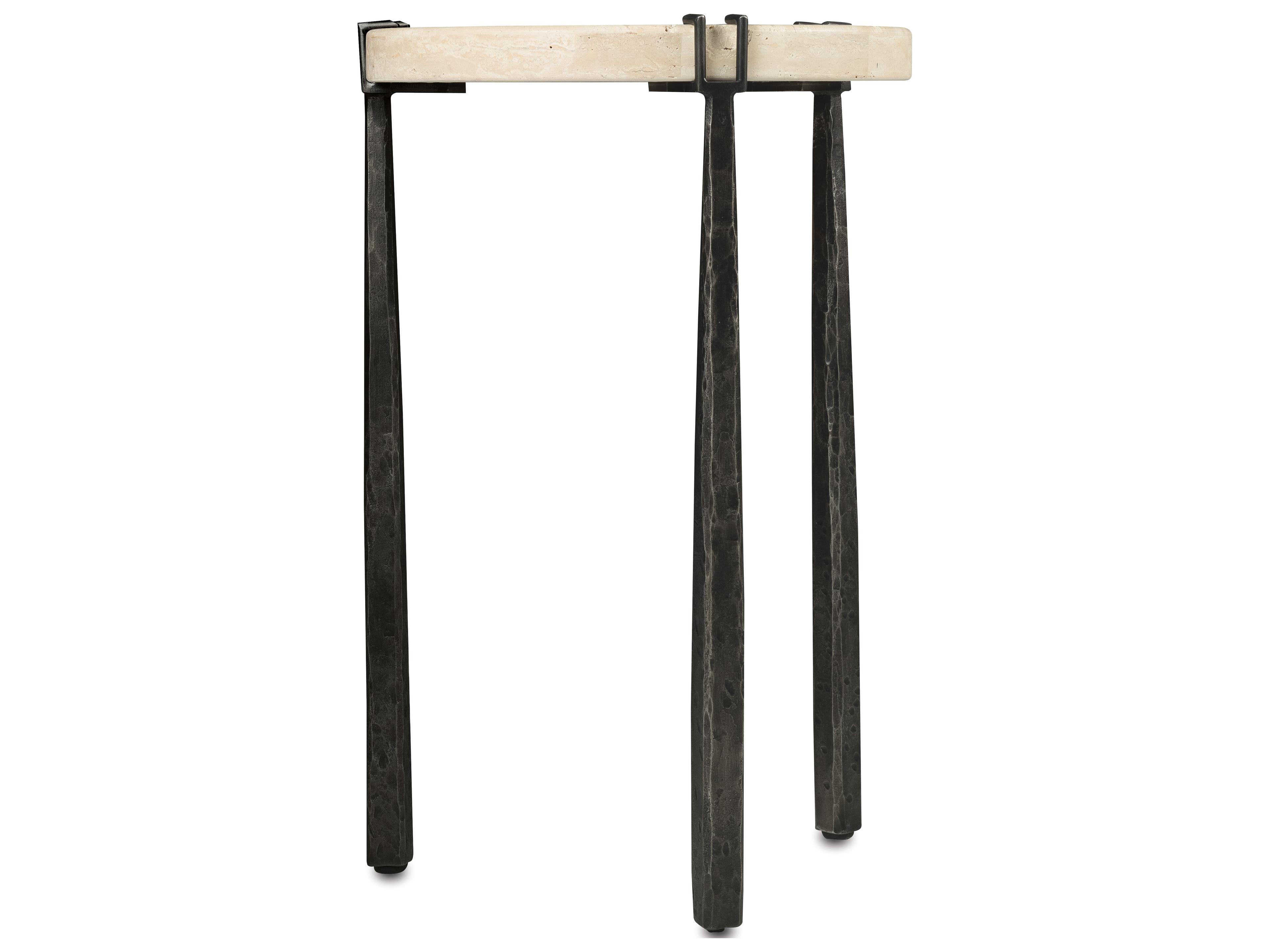 Hooker Furniture Driftwood Metal Spot Table