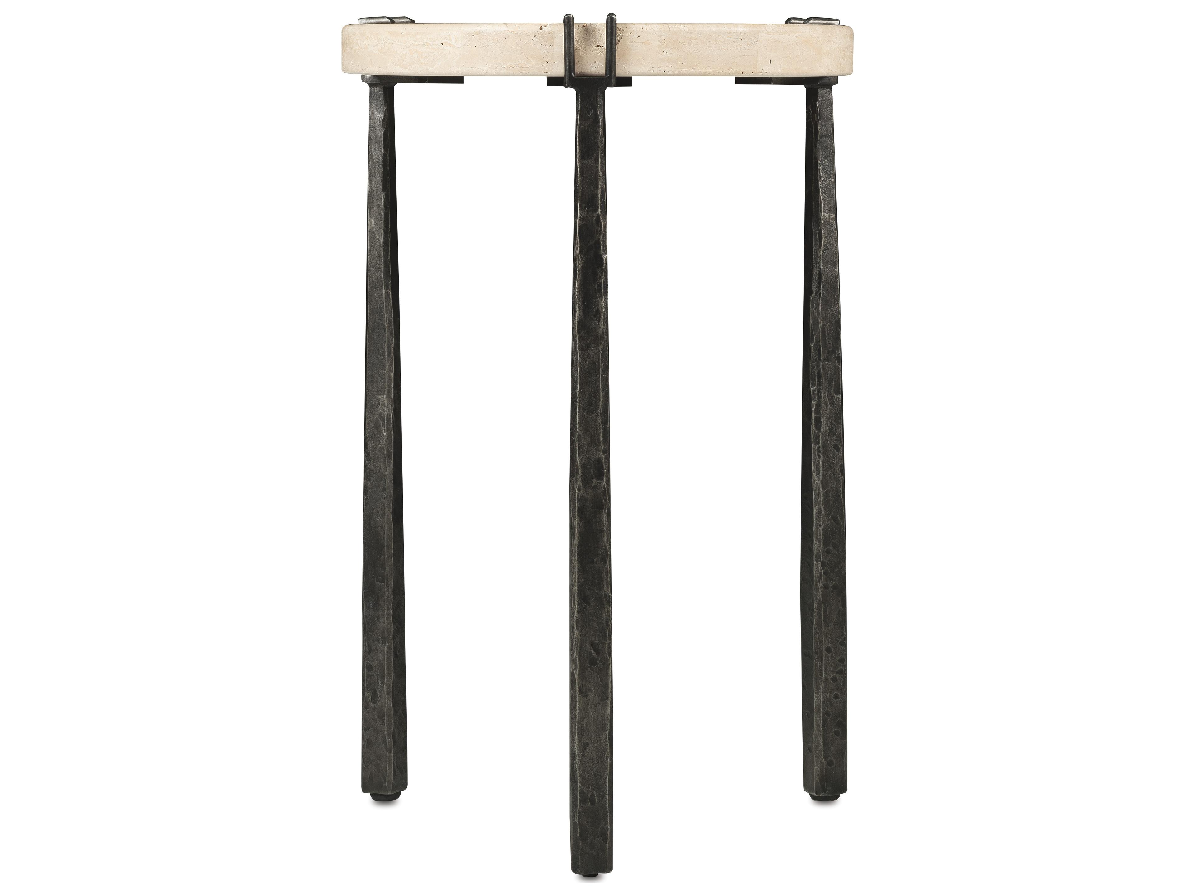 Hooker Furniture Driftwood Metal Spot Table