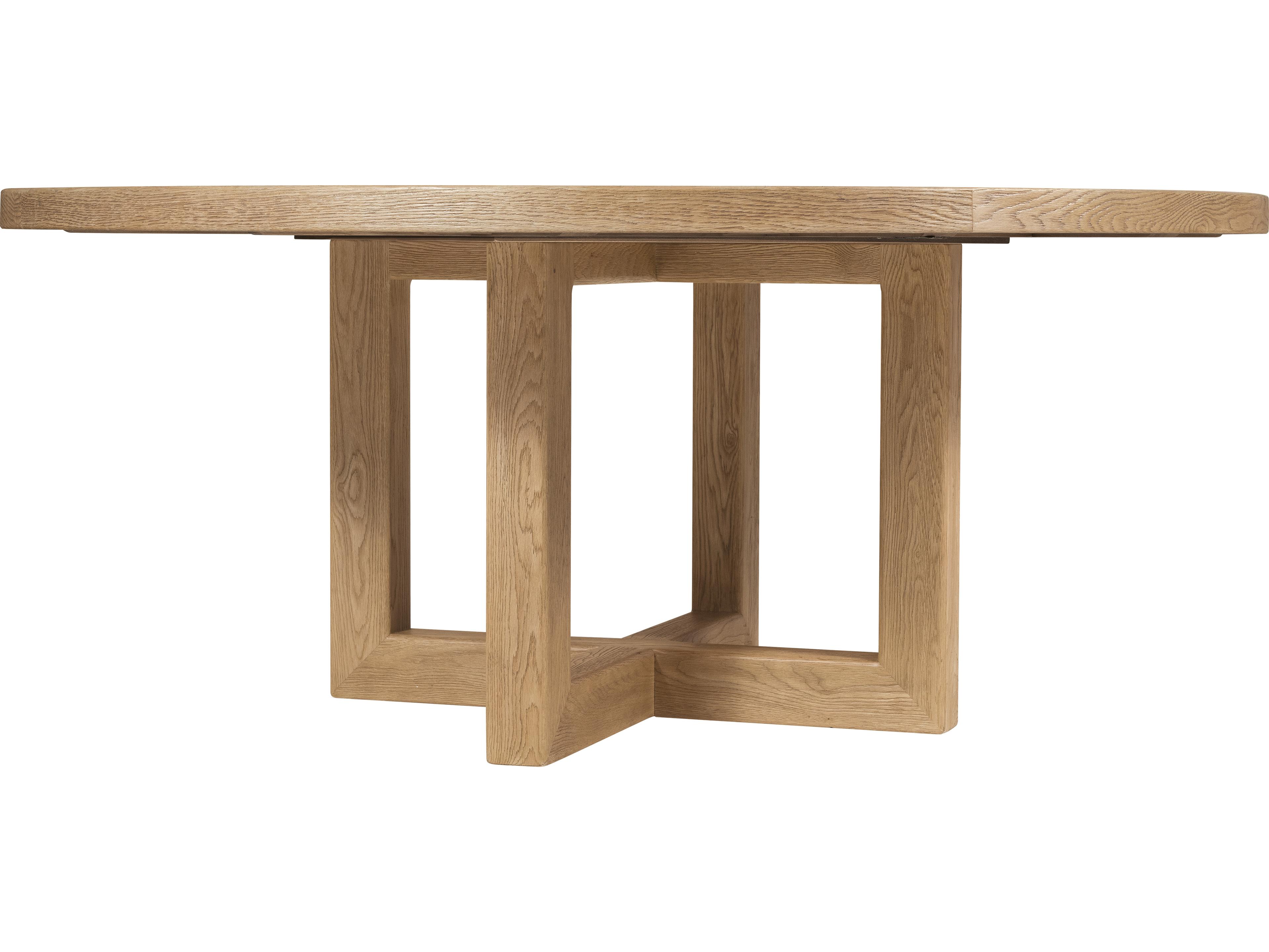 Hooker Furniture Driftwood Light Wood 72in Round Dining Table