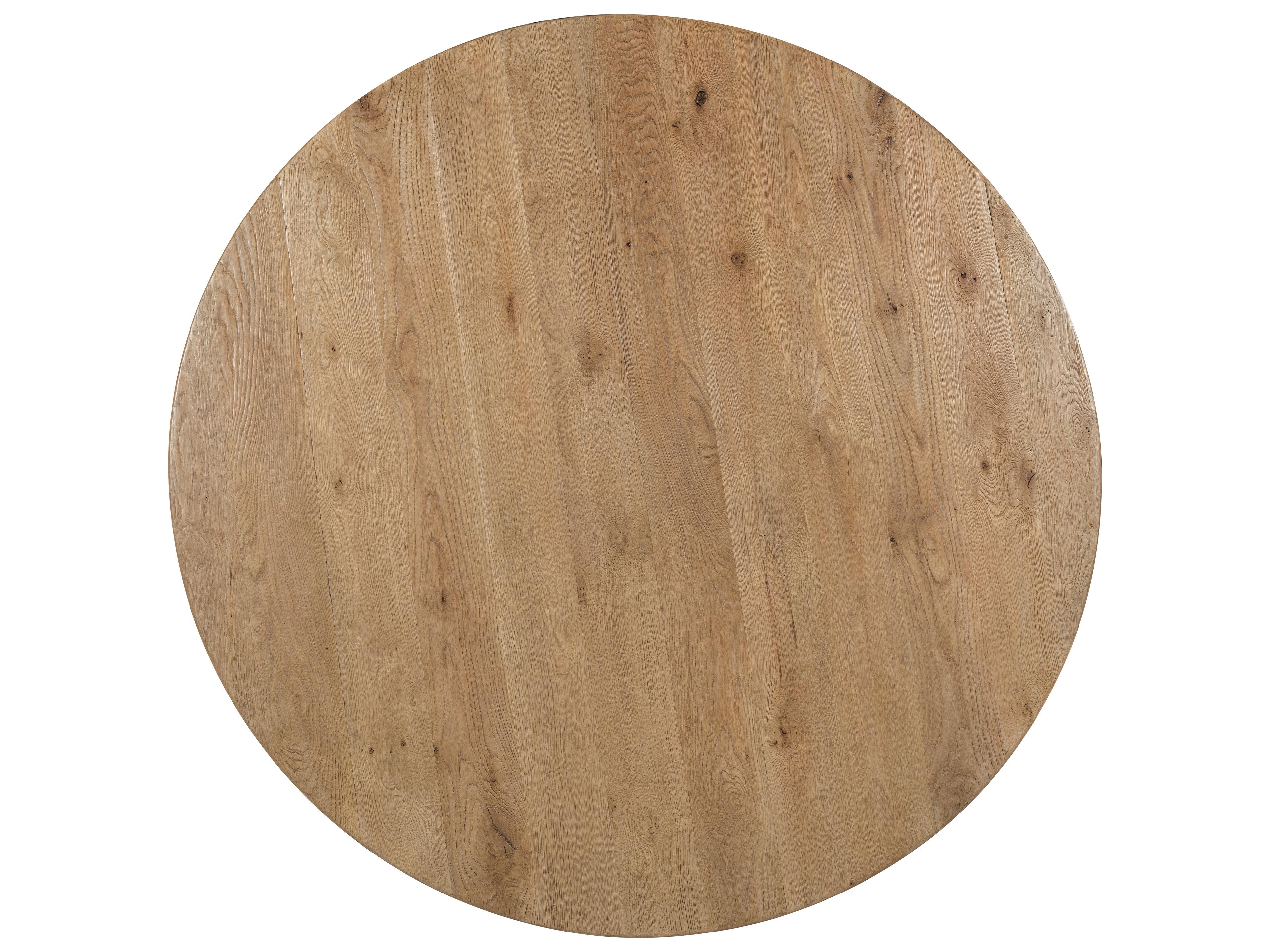 Hooker Furniture Driftwood Light Wood 72in Round Dining Table