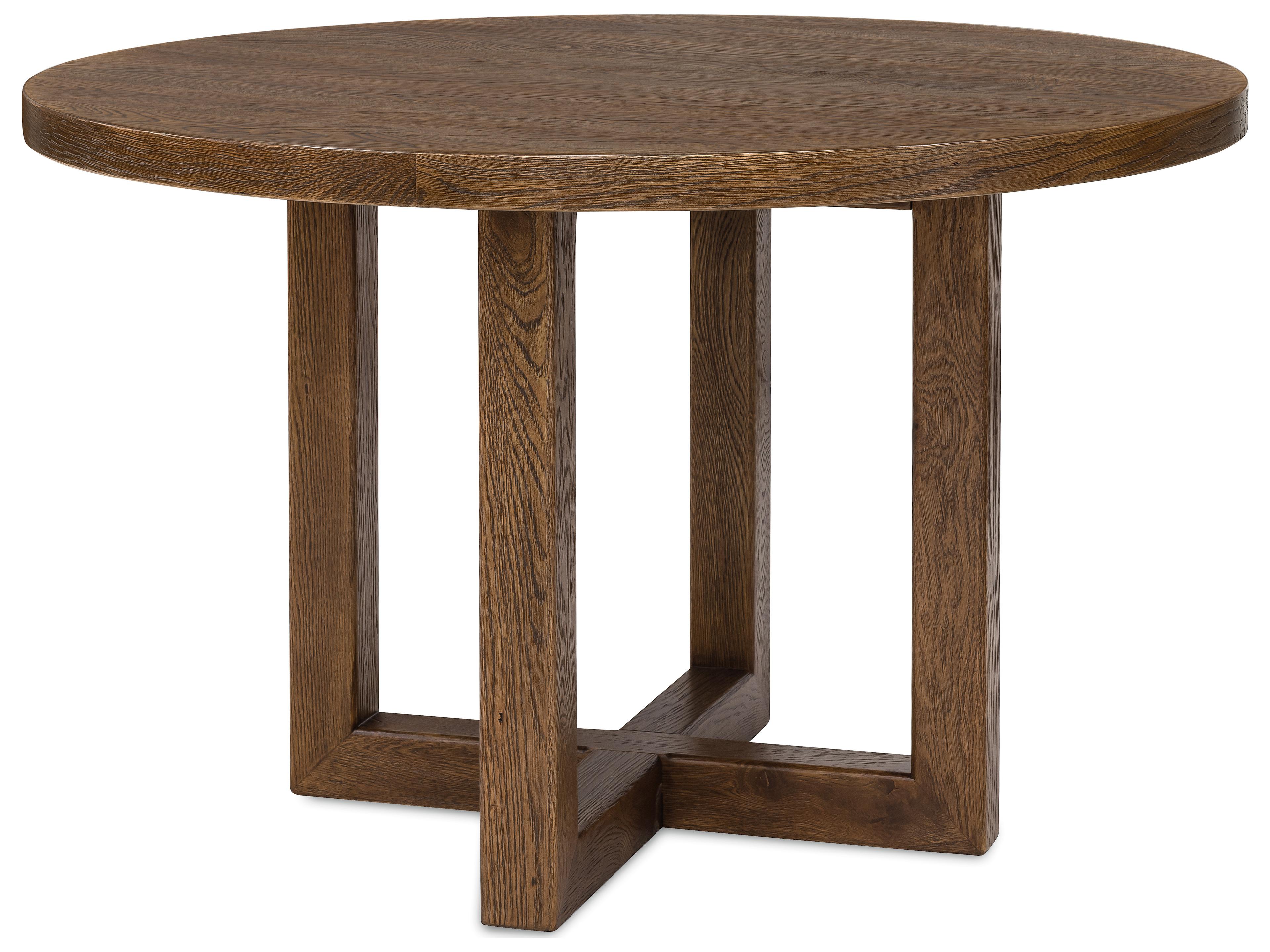 Hooker Furniture Driftwood Medium Wood 48in Round Dining Table
