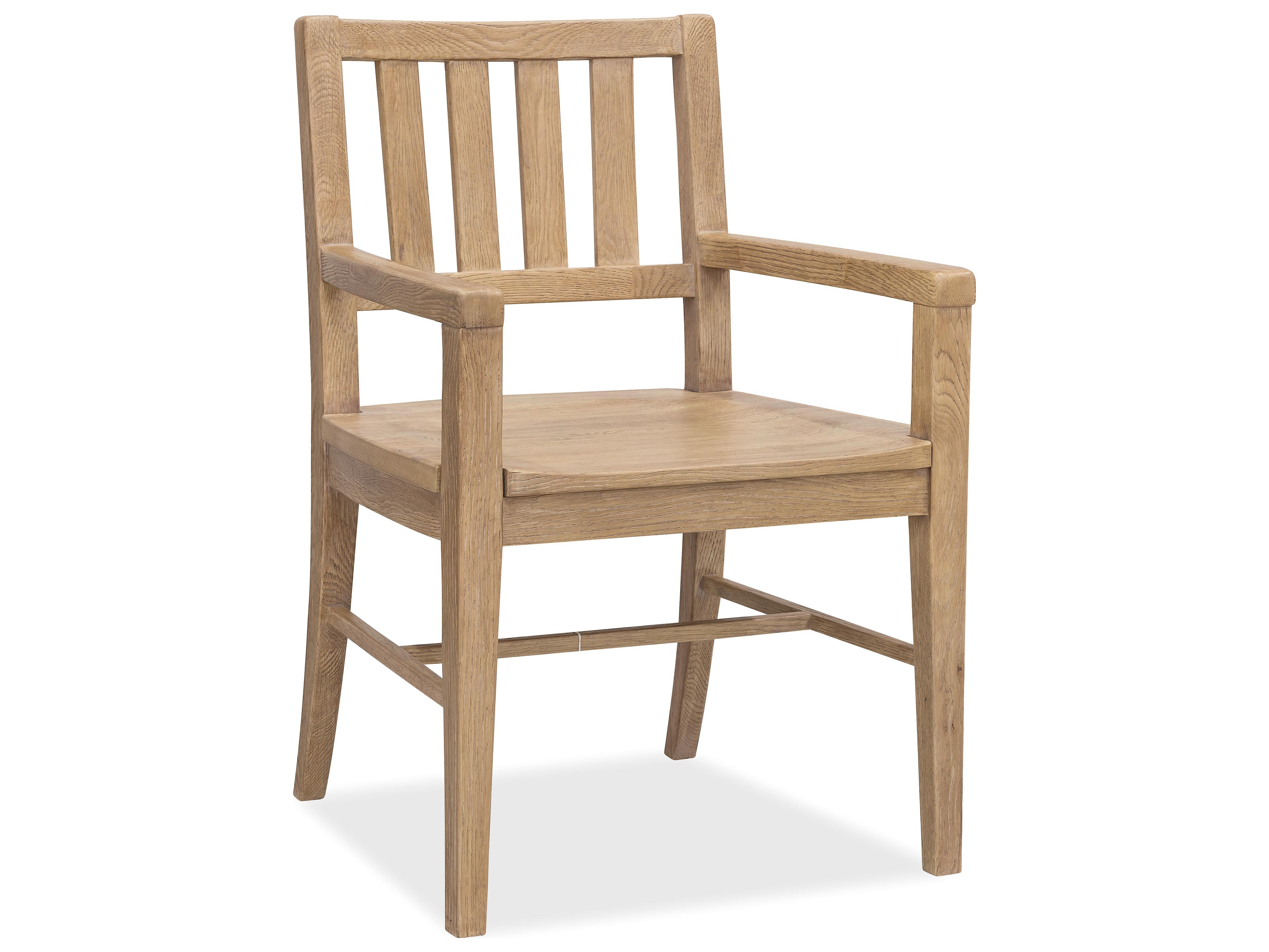 Hooker Furniture Driftwood Lightwood Splatback Arm Chair