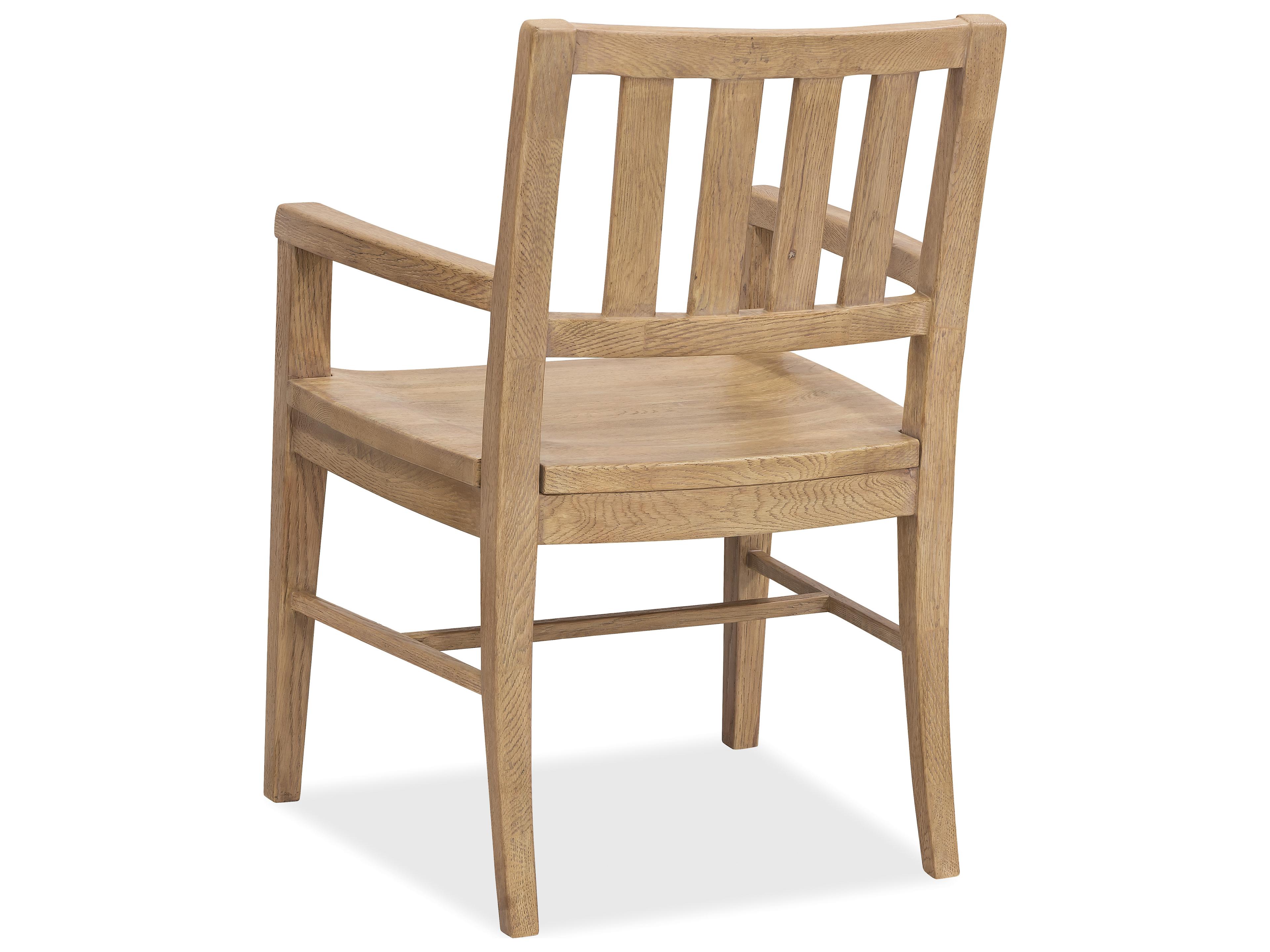 Hooker Furniture Driftwood Lightwood Splatback Arm Chair