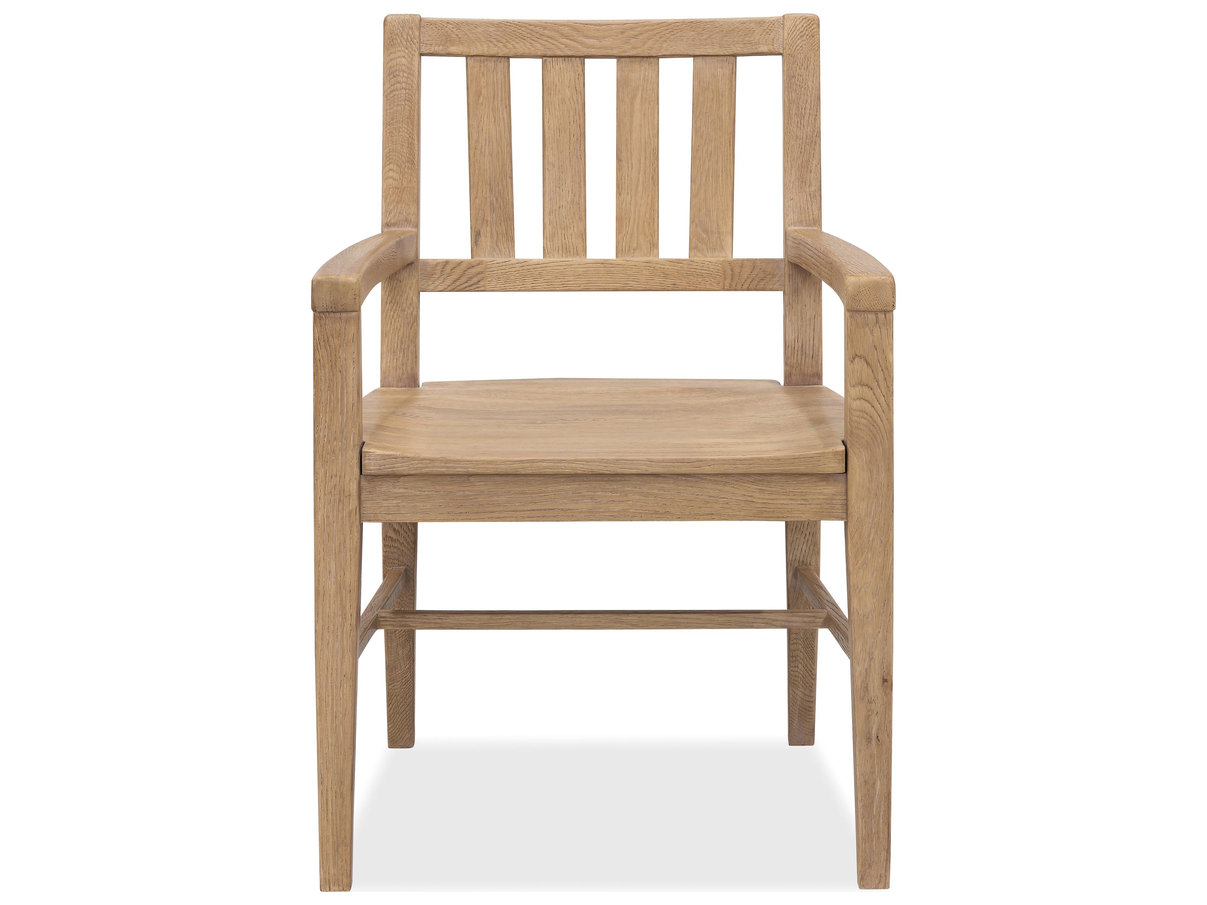 Hooker Furniture Driftwood Lightwood Splatback Arm Chair