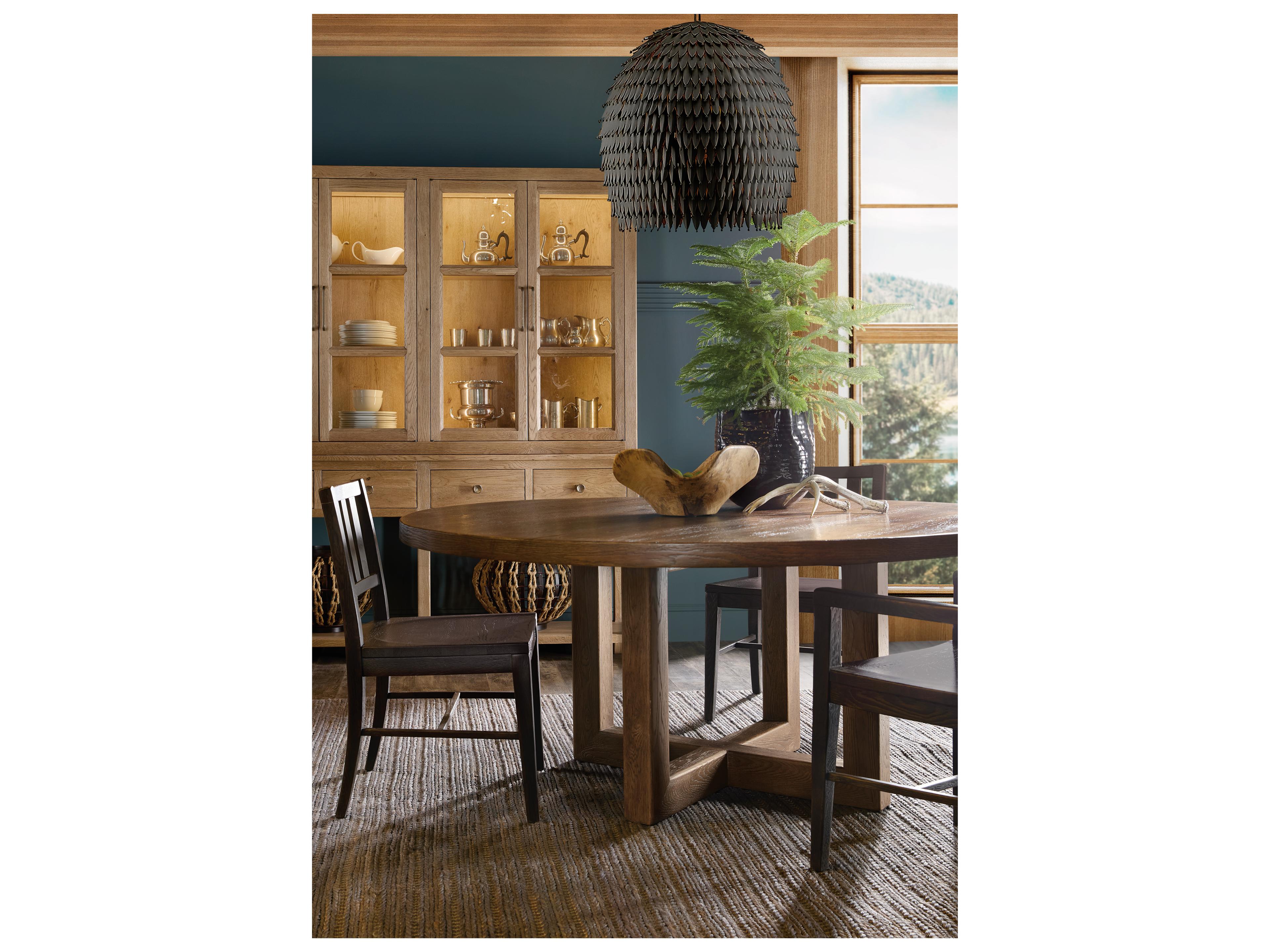 Hooker Furniture Driftwood Black Splatback Arm Chair