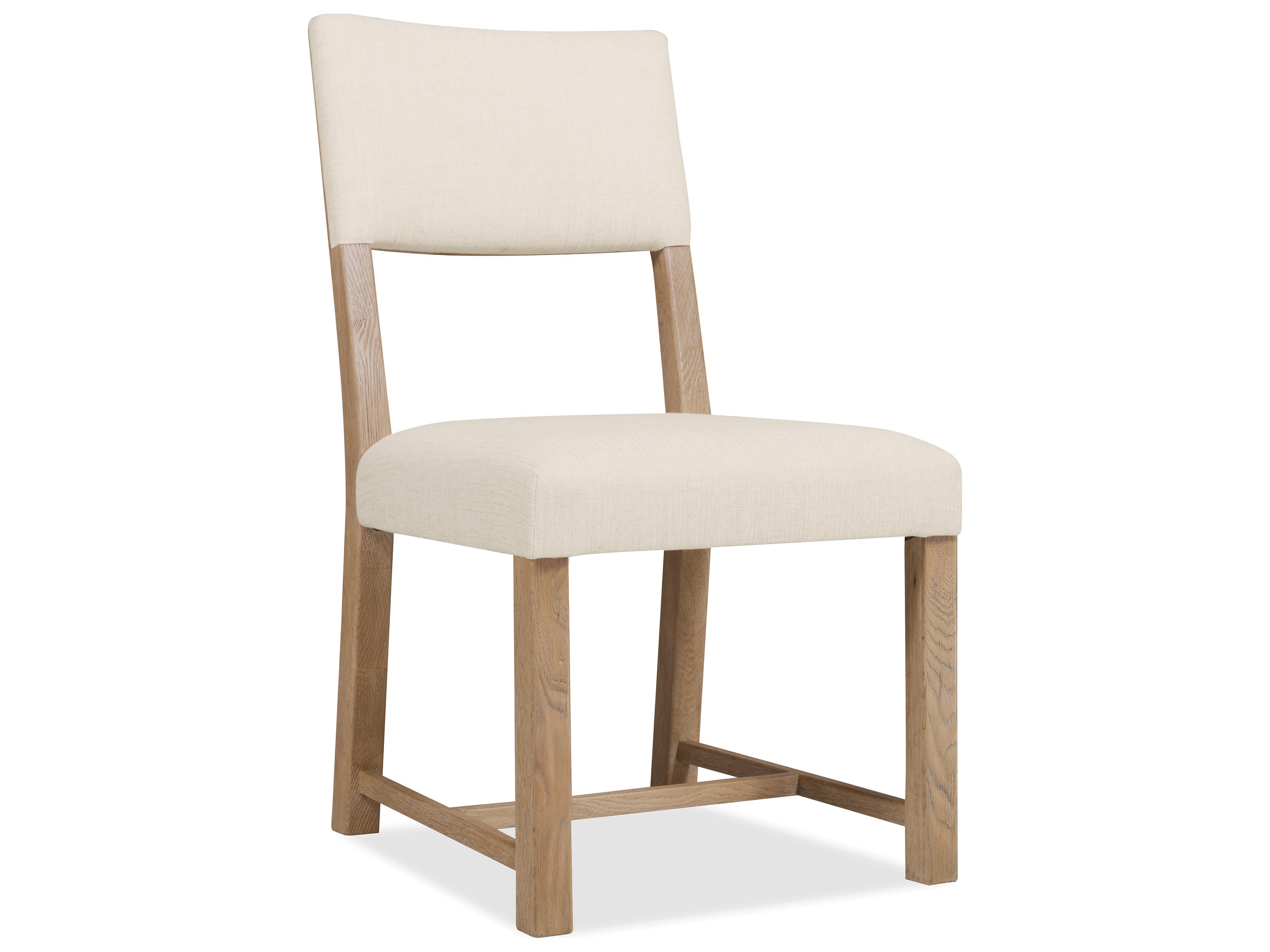 Hooker Furniture Driftwood Light Wood Upholstered Side Chair