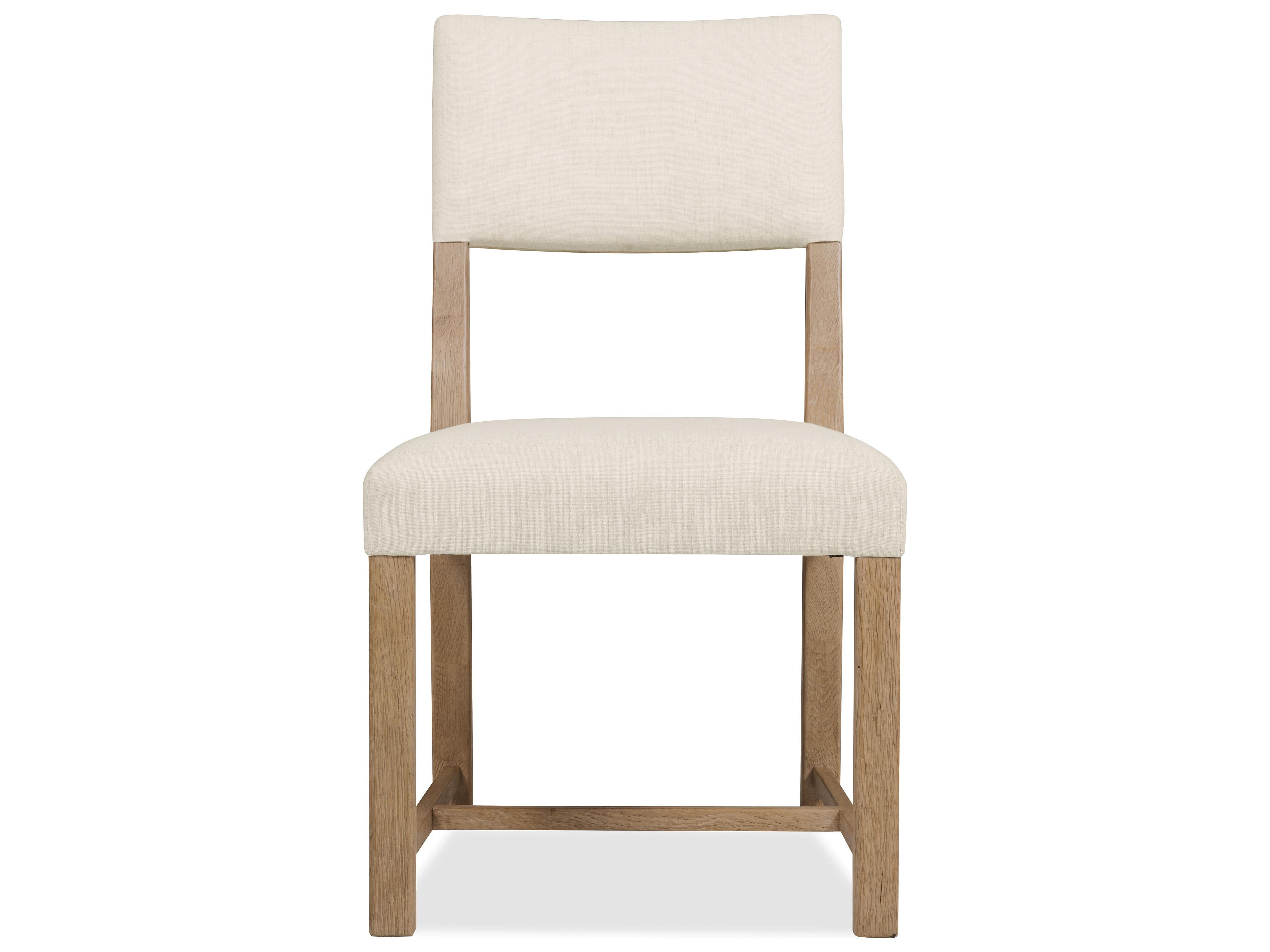 Hooker Furniture Driftwood Light Wood Upholstered Side Chair