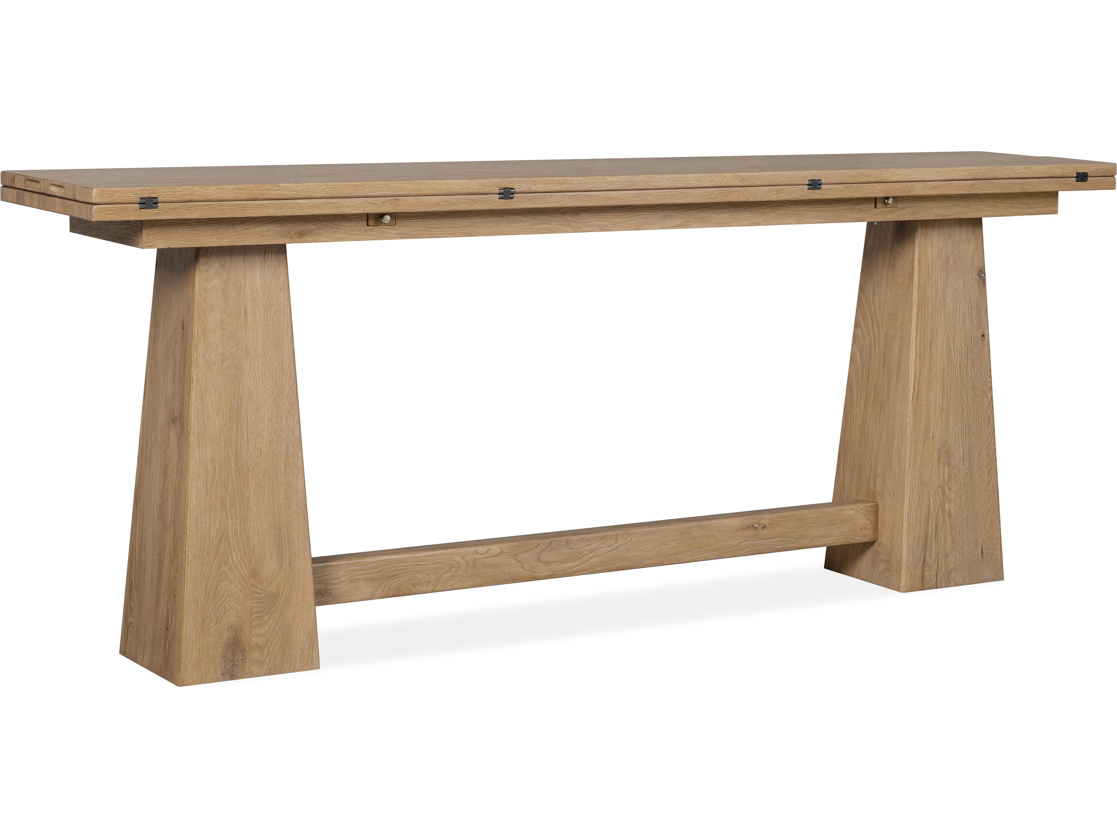 Hooker Furniture Driftwood Rectangular Wood Console Table