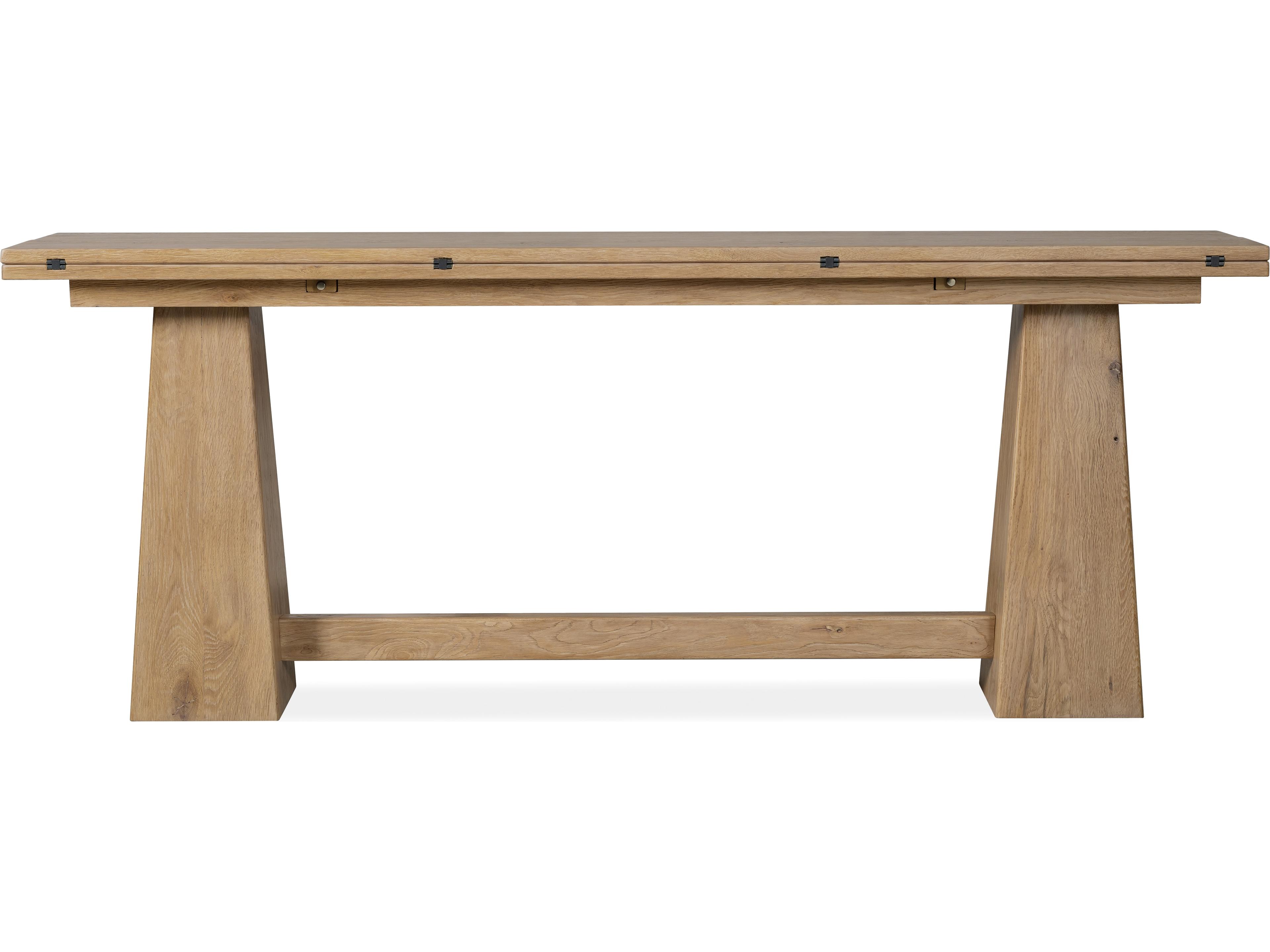 Hooker Furniture Driftwood Rectangular Wood Console Table