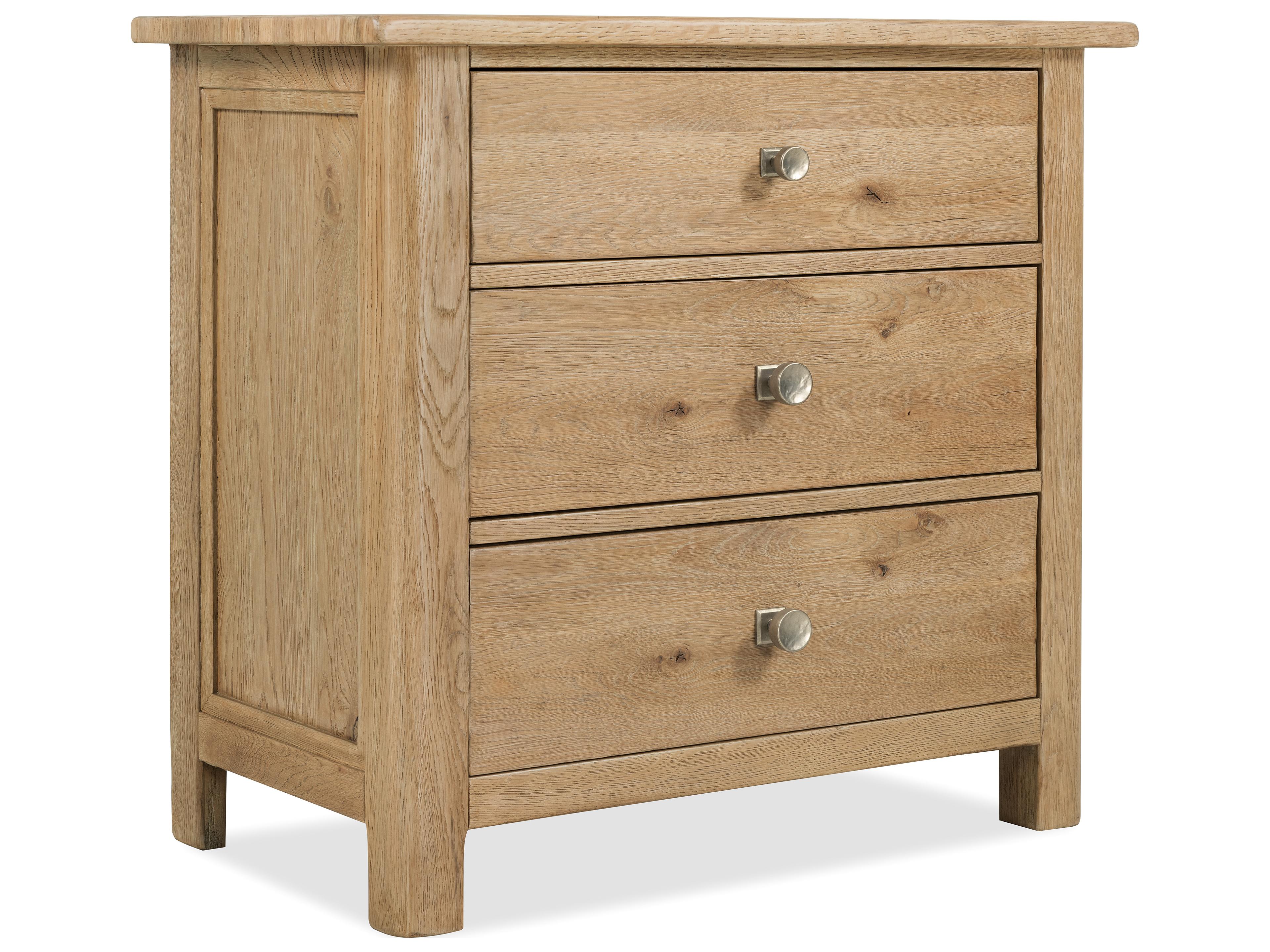 Hooker Furniture Driftwood Three Drawer Nightstand