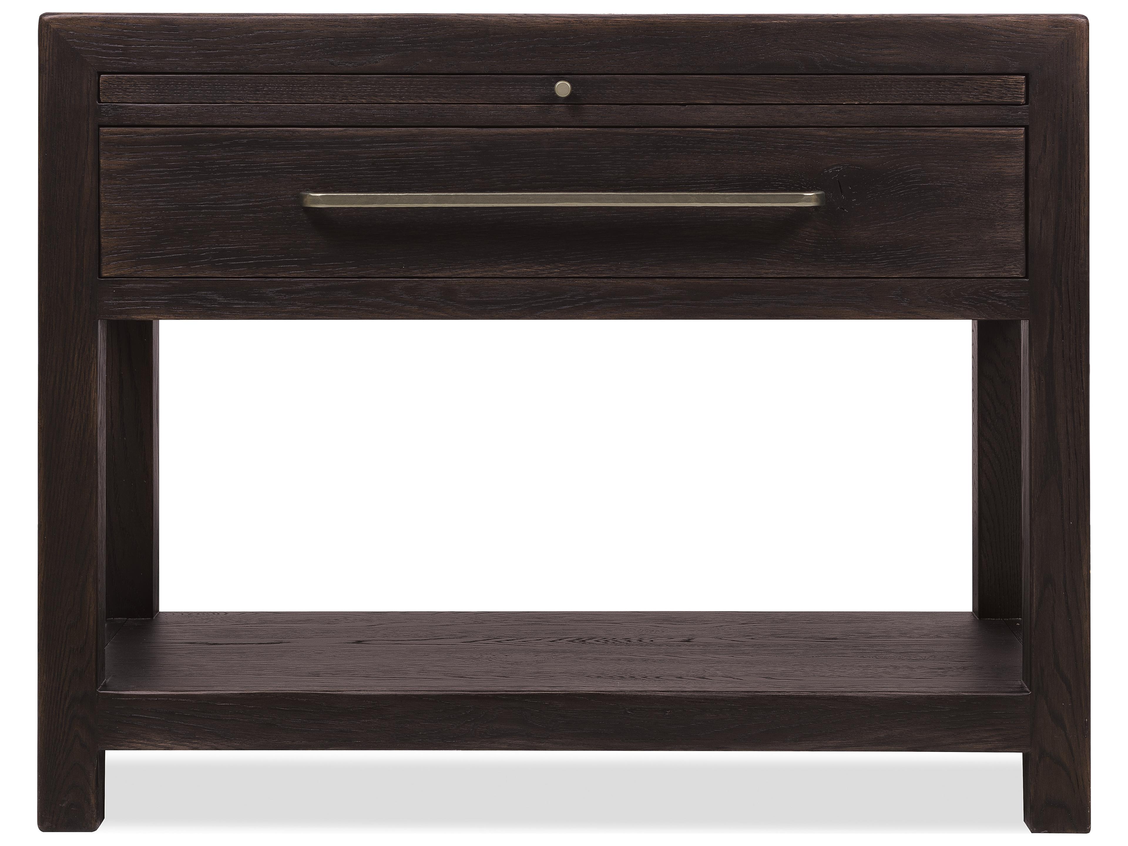 Hooker Furniture Driftwood One Drawer Nightstand with Stone