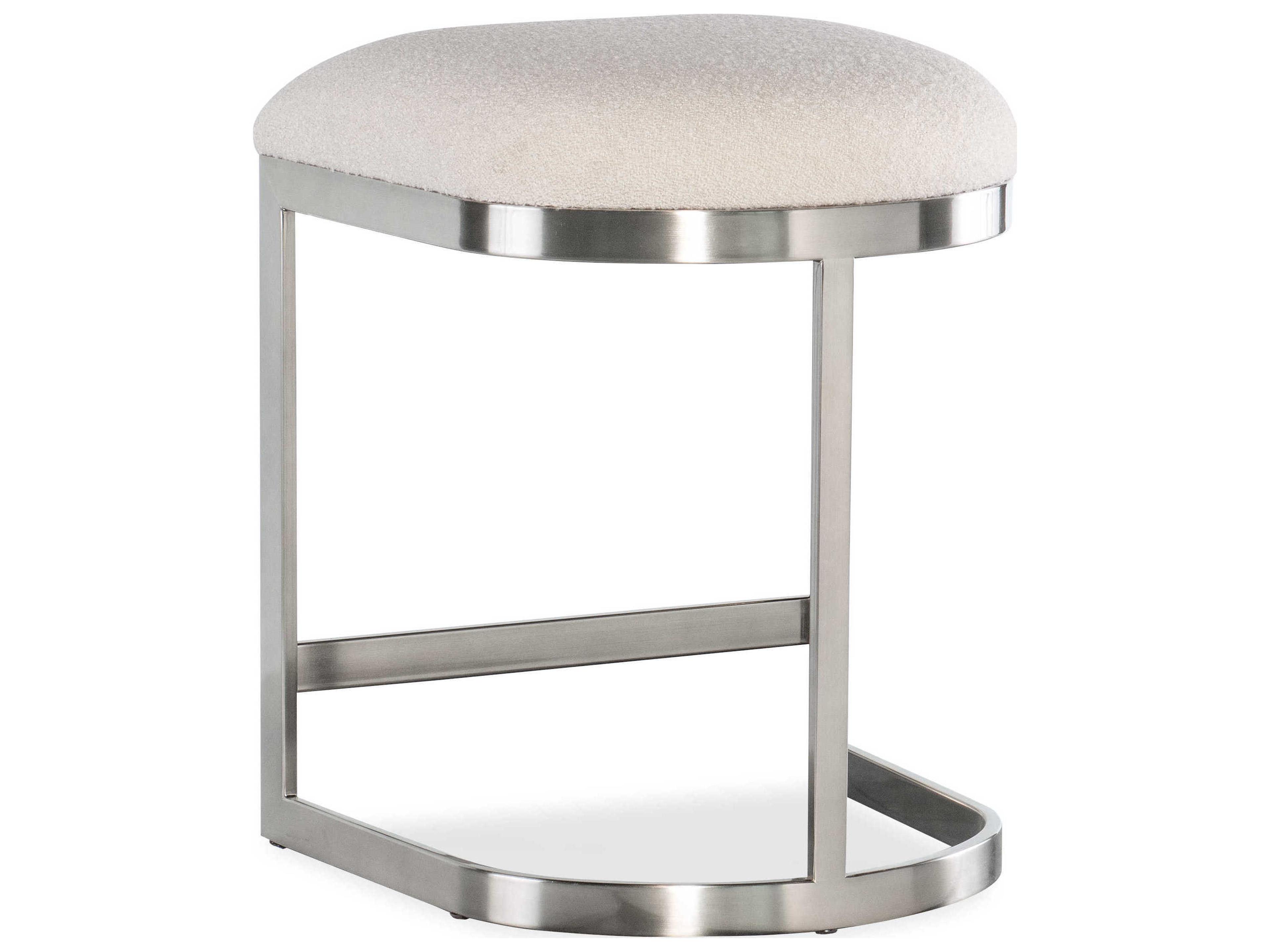 Luxecor Heritage Upholstered Inverness Natural Pewter Counter Stool