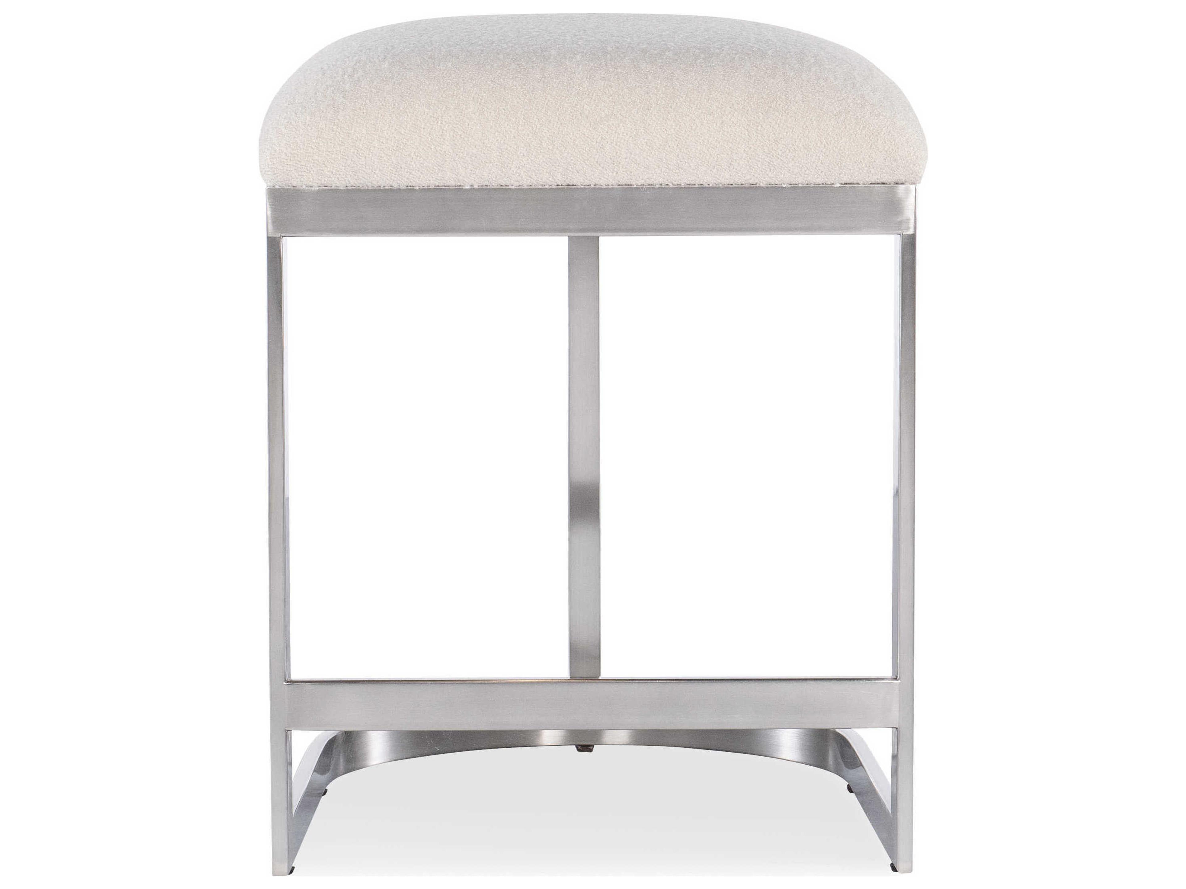Luxecor Heritage Upholstered Inverness Natural Pewter Counter Stool