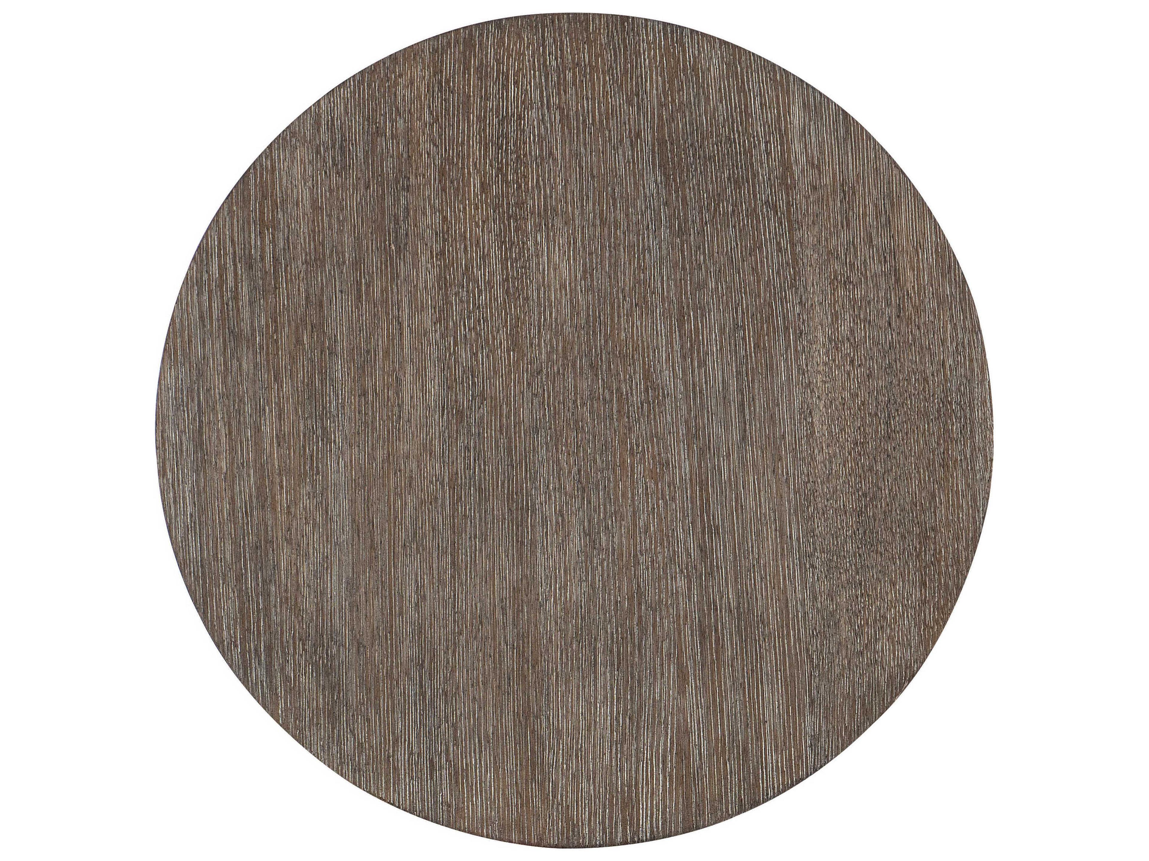 Hooker Furniture Modern Mood Round Wood Mink End Table