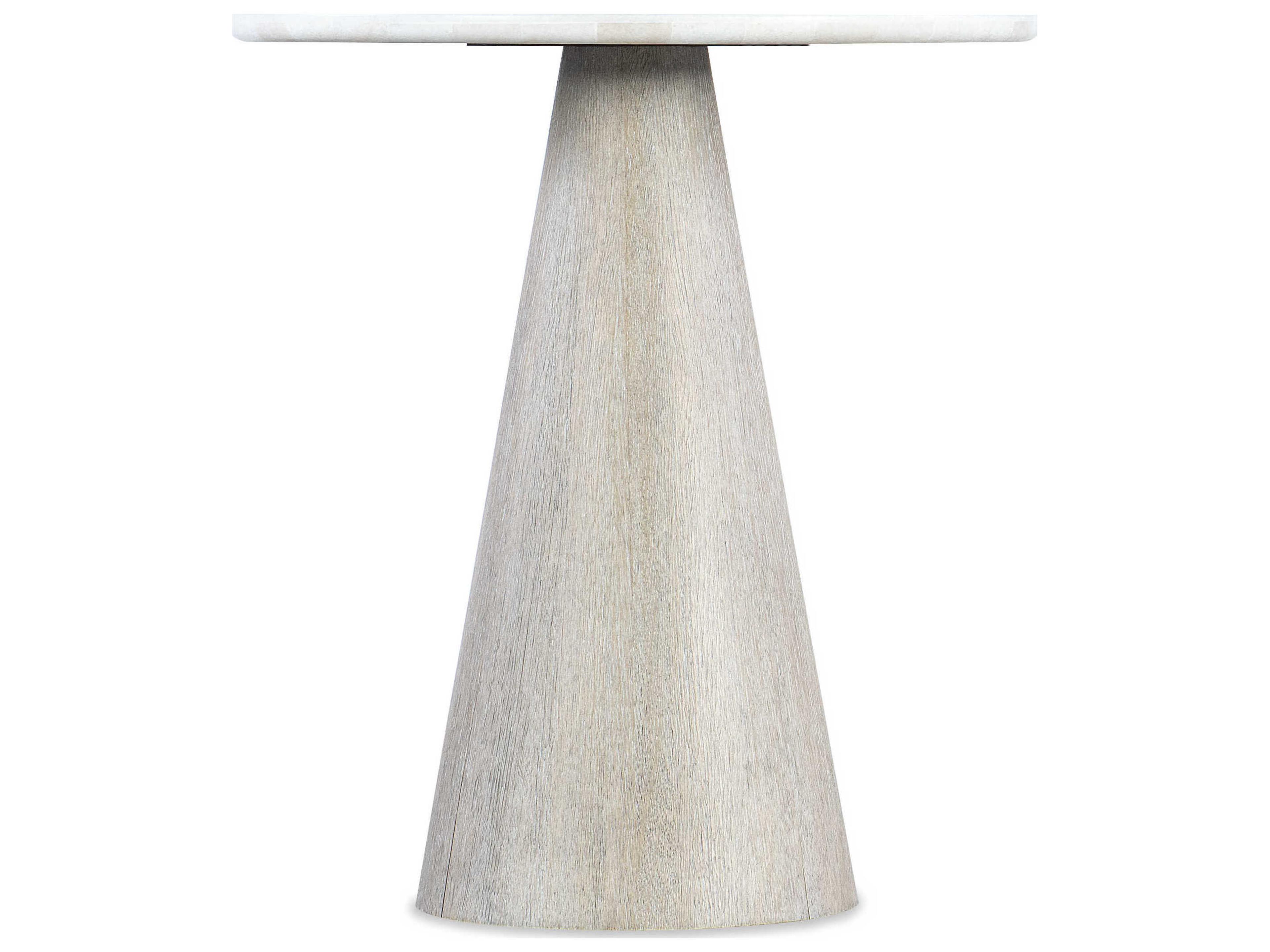 Modern Mood Round Marble Diamond End Table