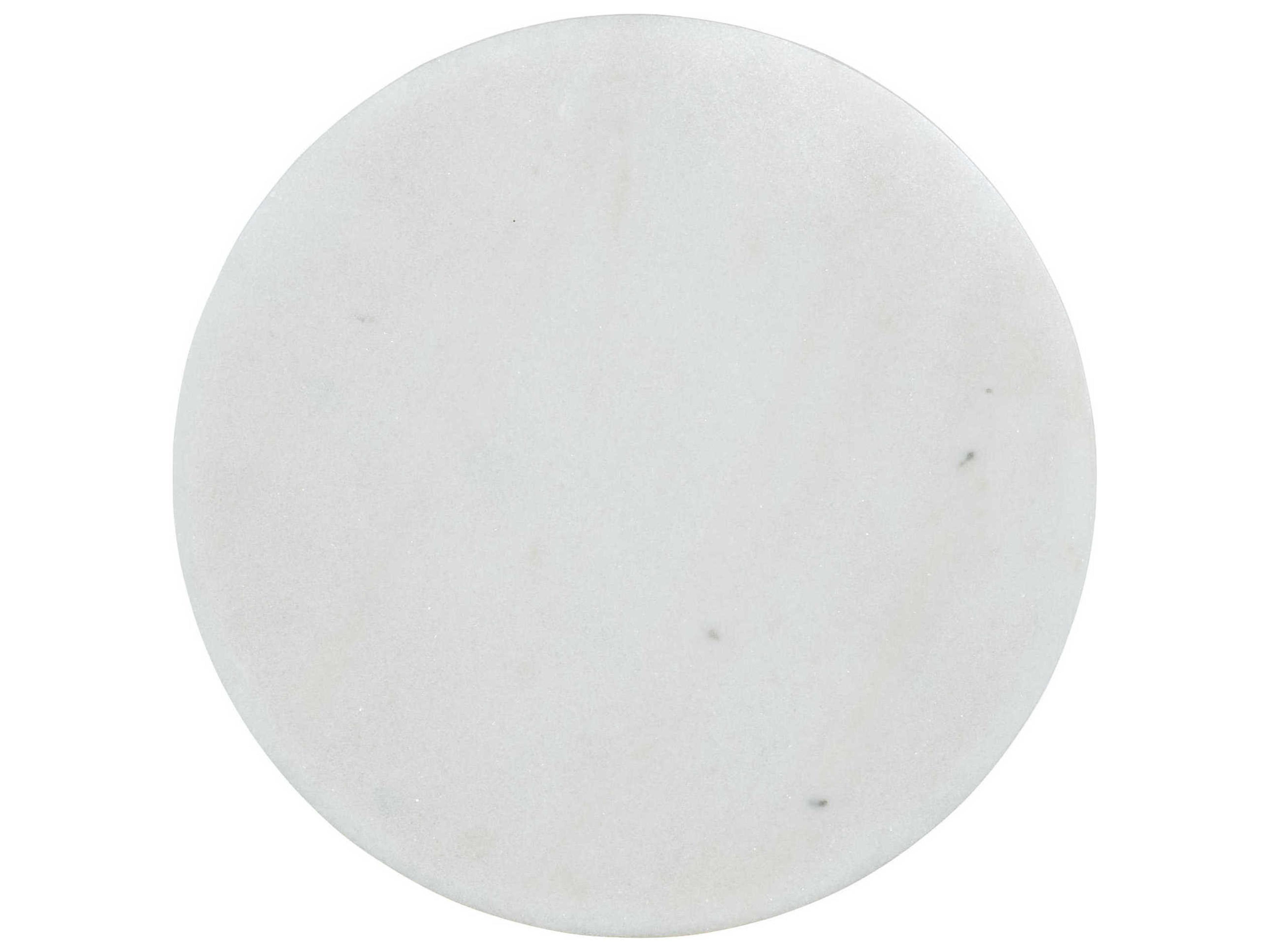 Hooker Furniture Modern Mood Round Marble Mink End Table