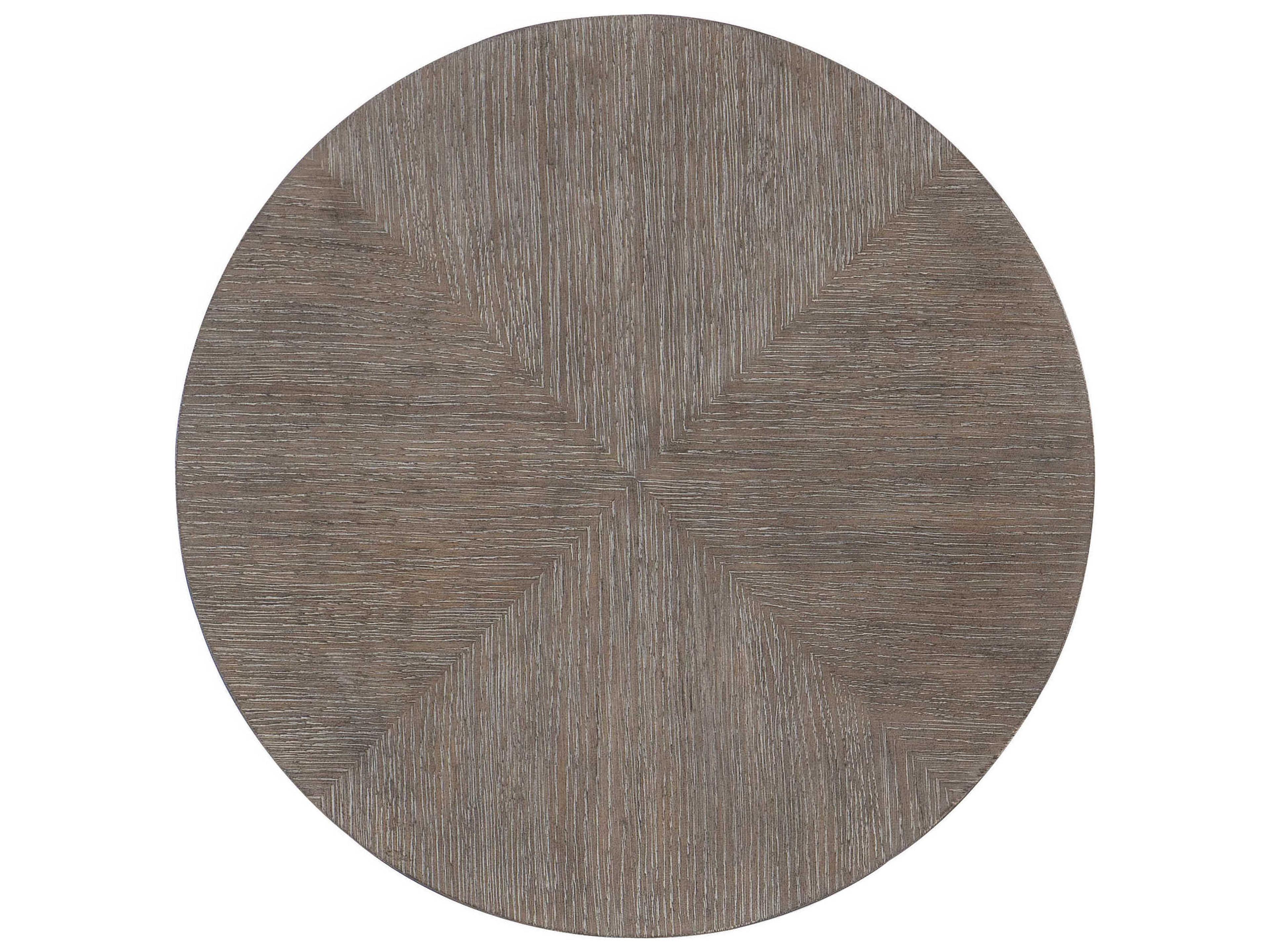 Hooker Furniture Modern Mood Round Wood Mink End Table