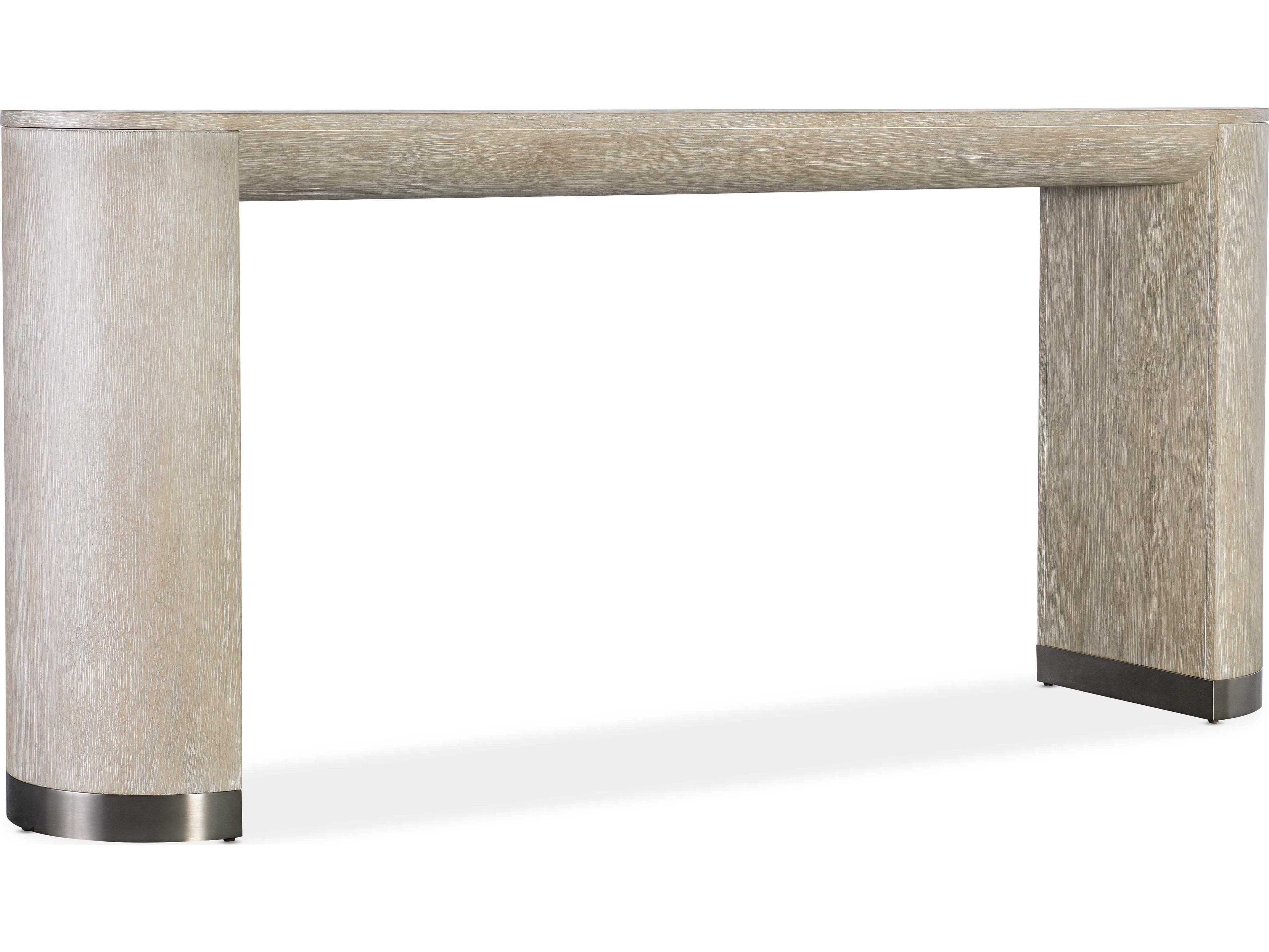 Luxecor Heritage Rectangular Wood Diamond Console Table