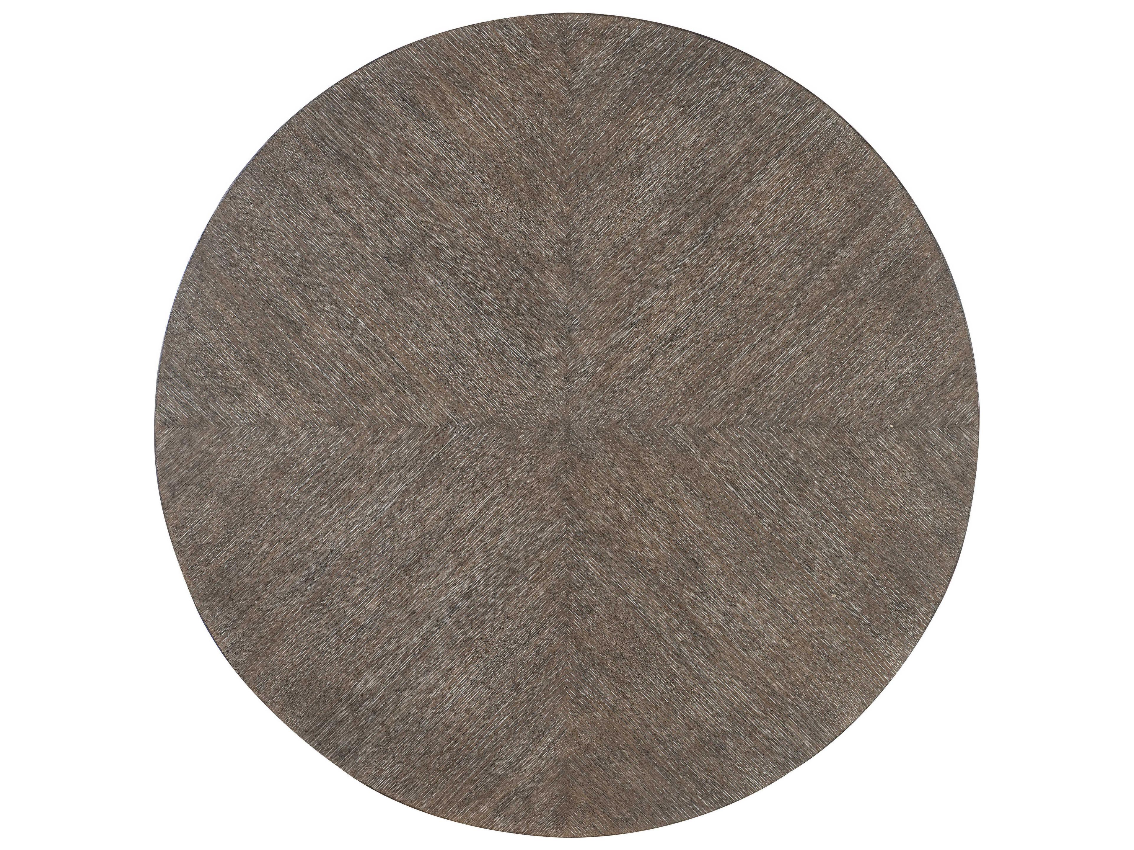 Hooker Furniture Modern Mood Round Wood Mink Cocktail Table