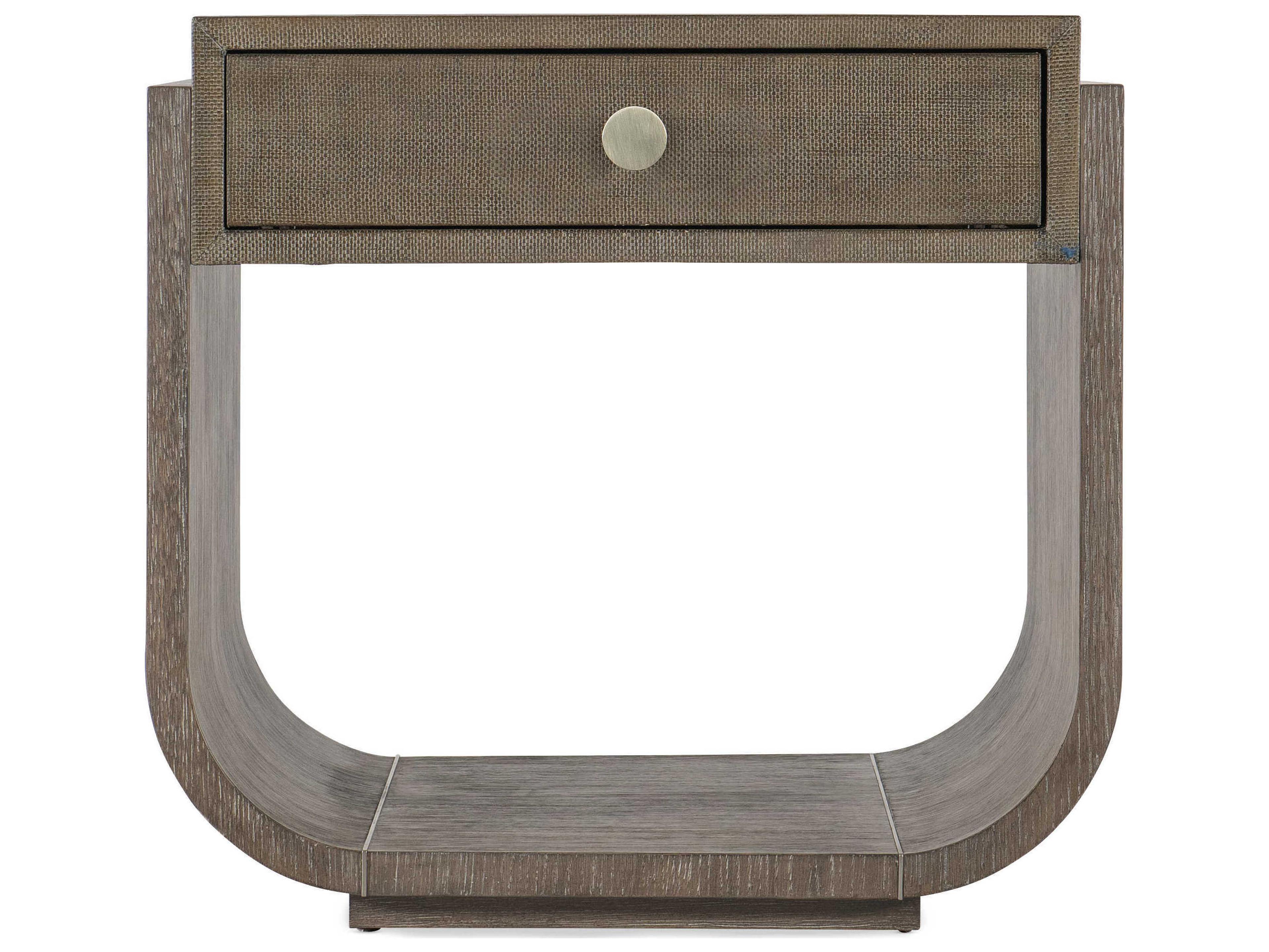 Hooker Furniture Modern Mood Rectangular Wood Mink End Table