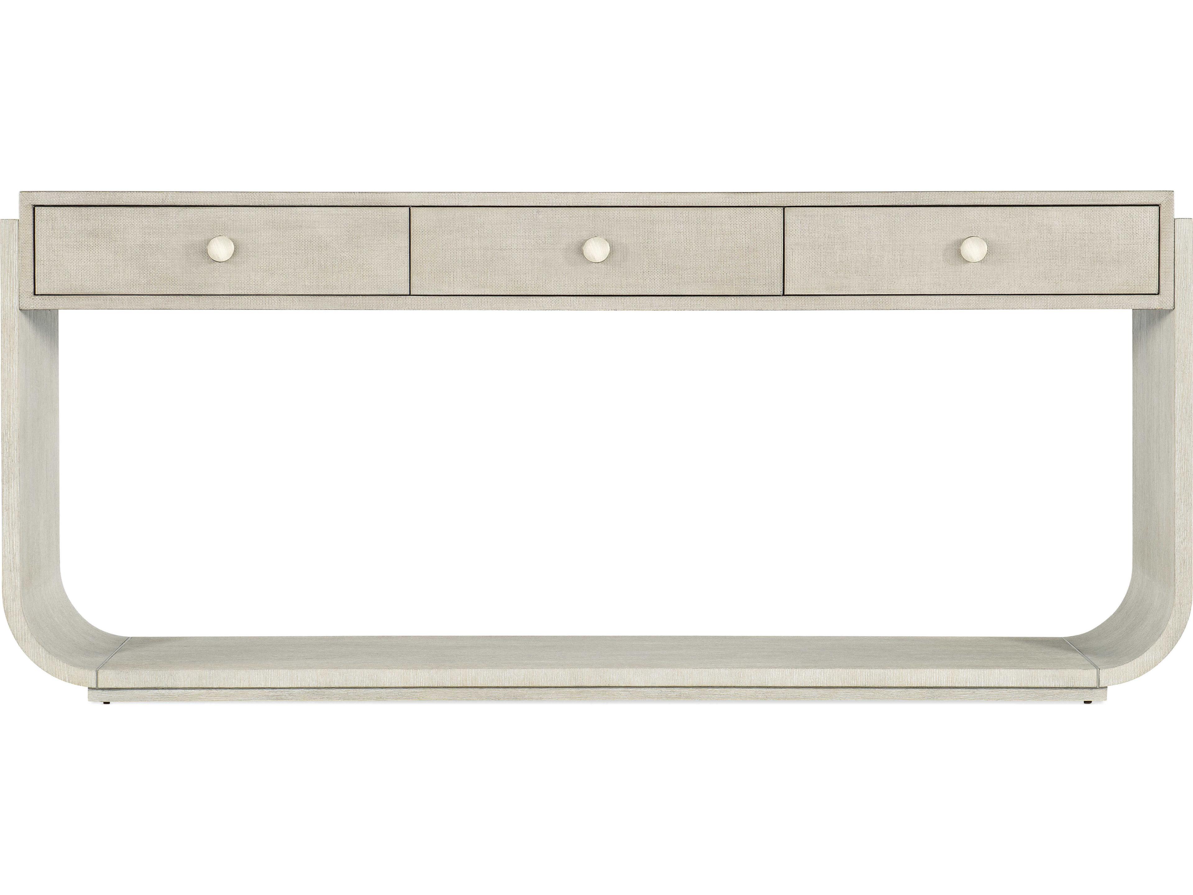 Luxecor Heritage Rectangular Wood Diamond Console Table