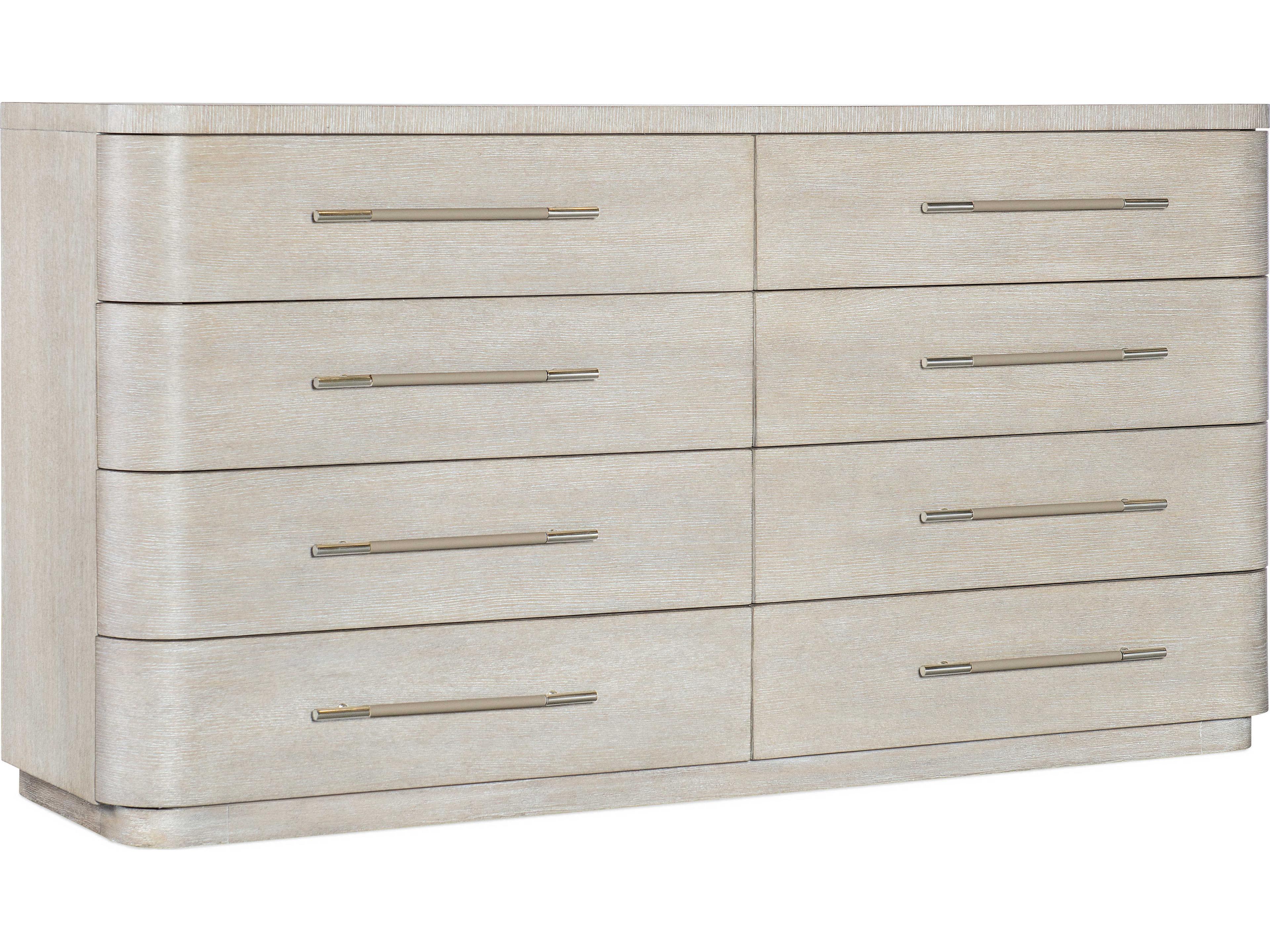 Modern Mood 8-Drawer Dresser in Diamond Light Wood Finish