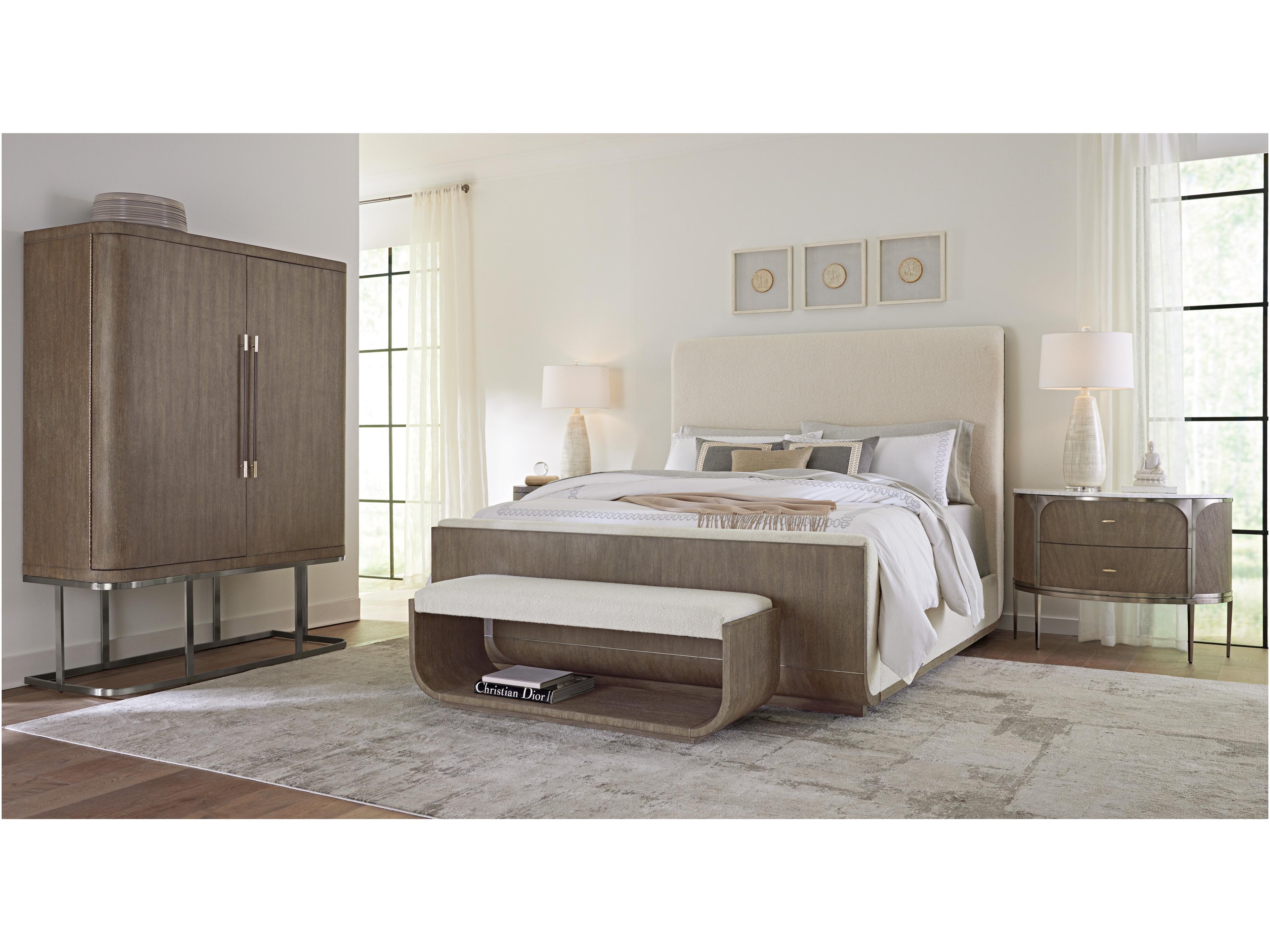 Hooker Modern Mood Queen Upholstered Panel Bed