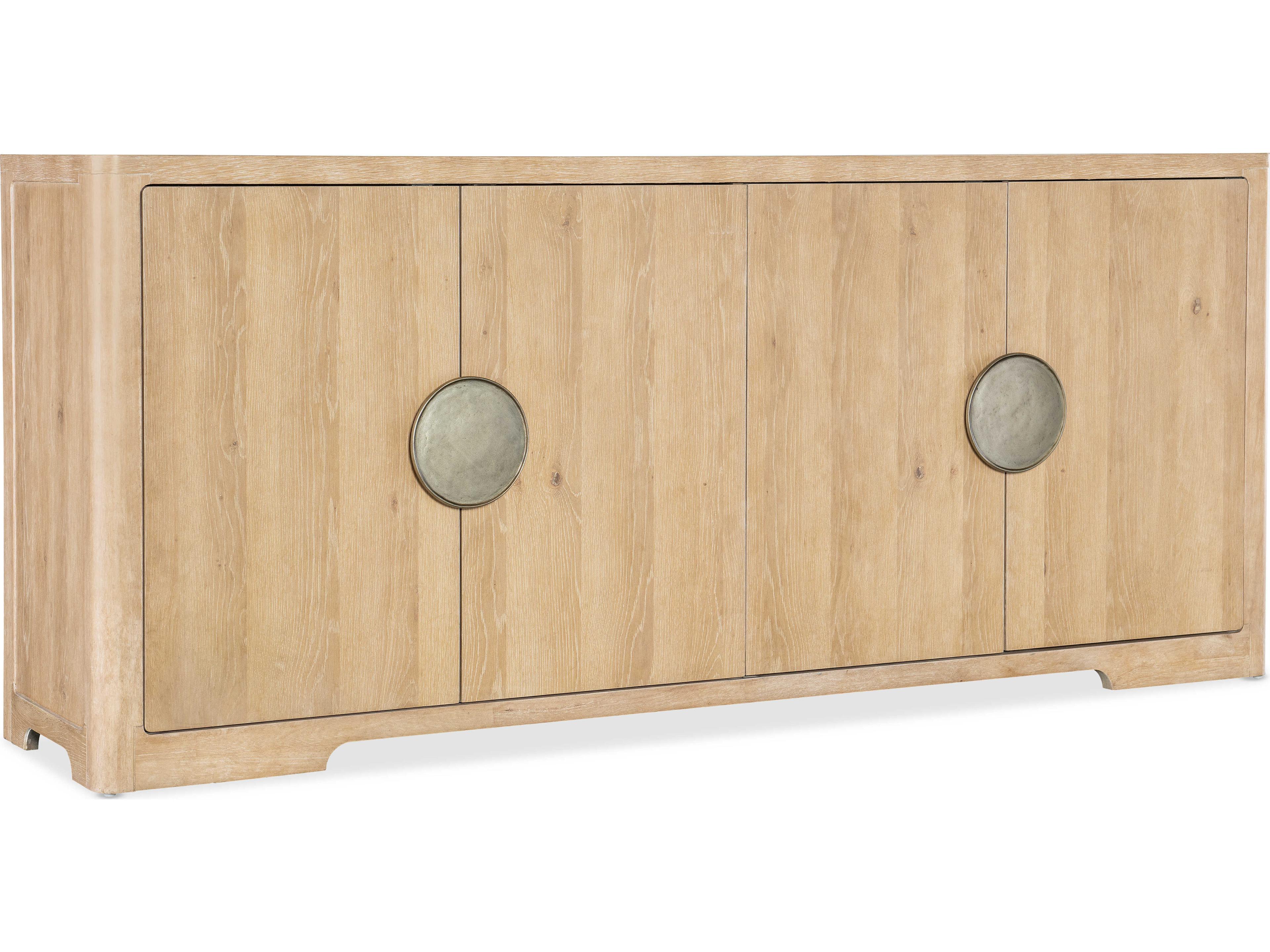 Retreat 79" Solid Wood Dune Entertainment Credenza