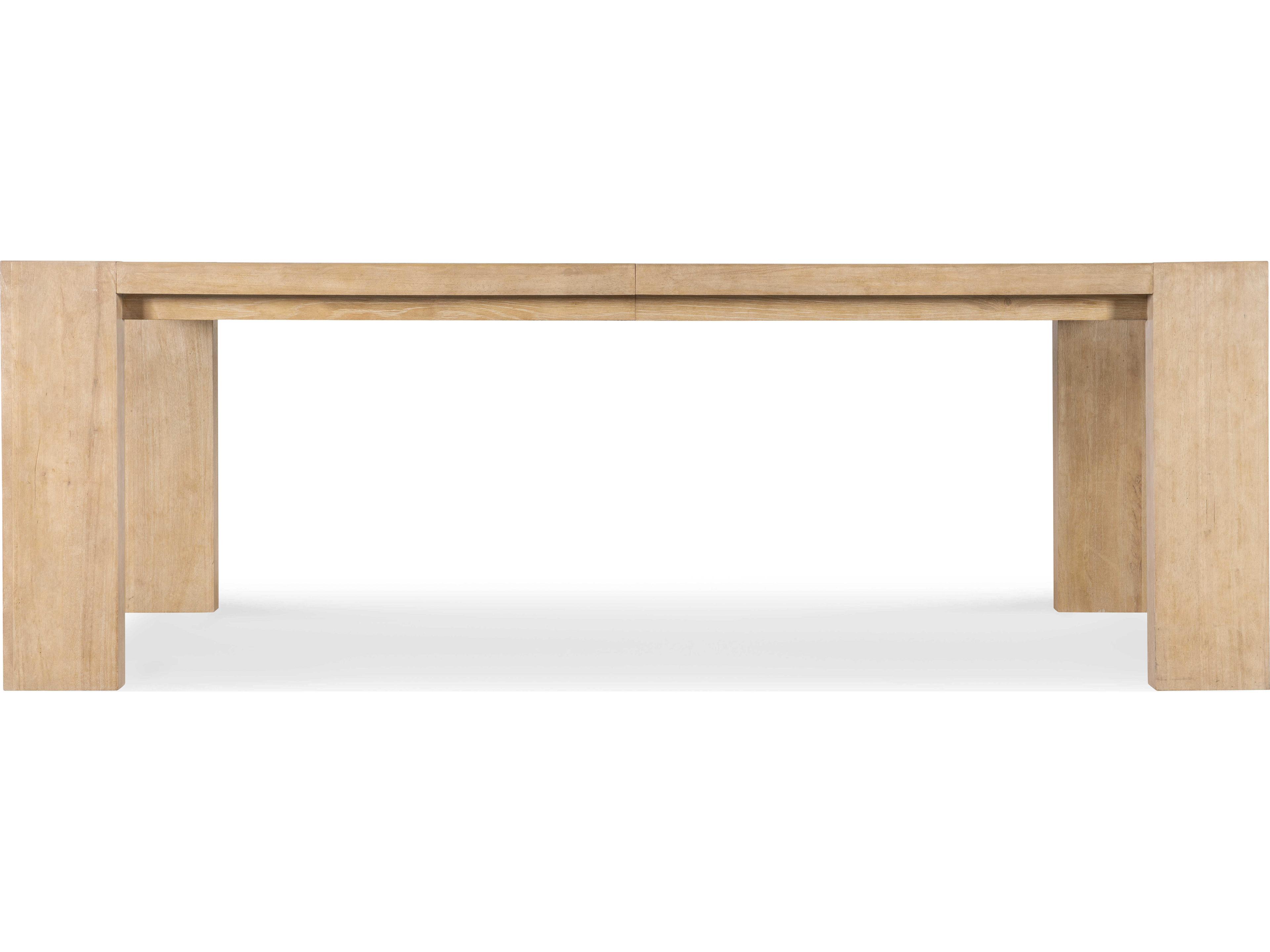 Luxecor Heritage Extendable Rectangular Wood Dune Dining Table