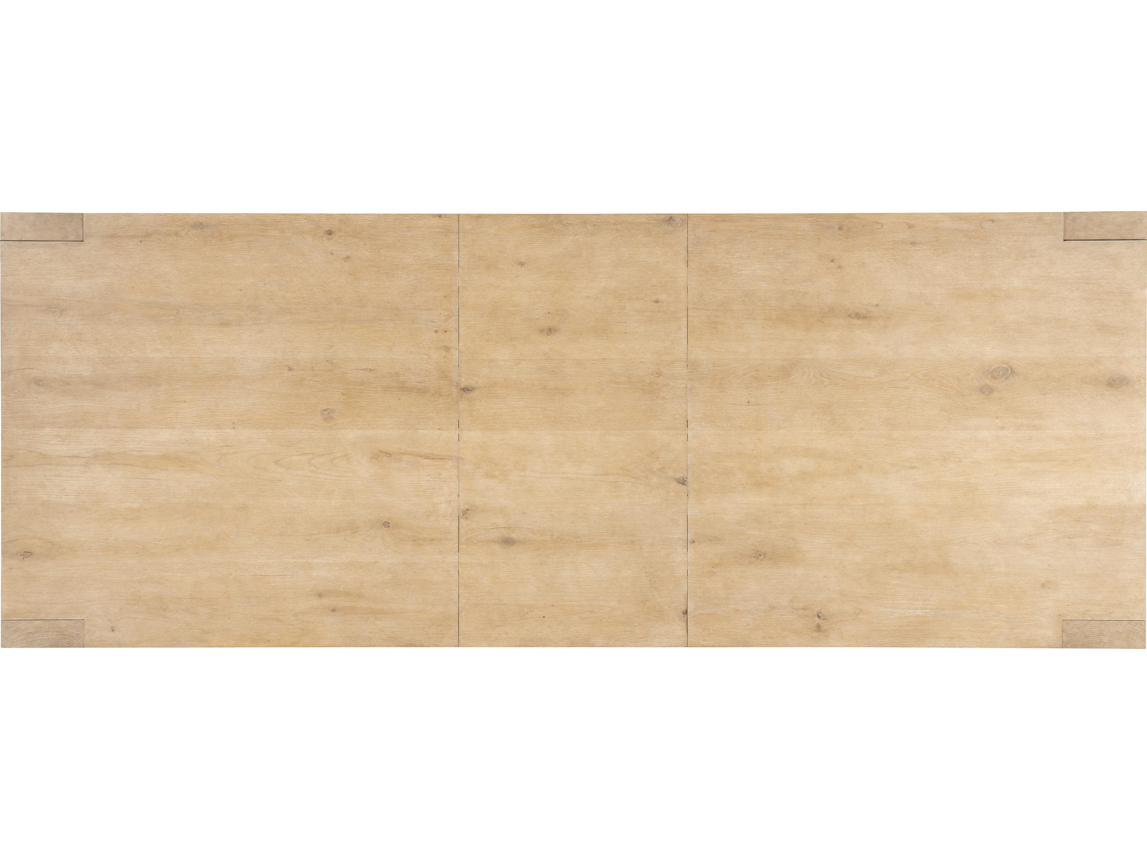 Luxecor Heritage Extendable Rectangular Wood Dune Dining Table