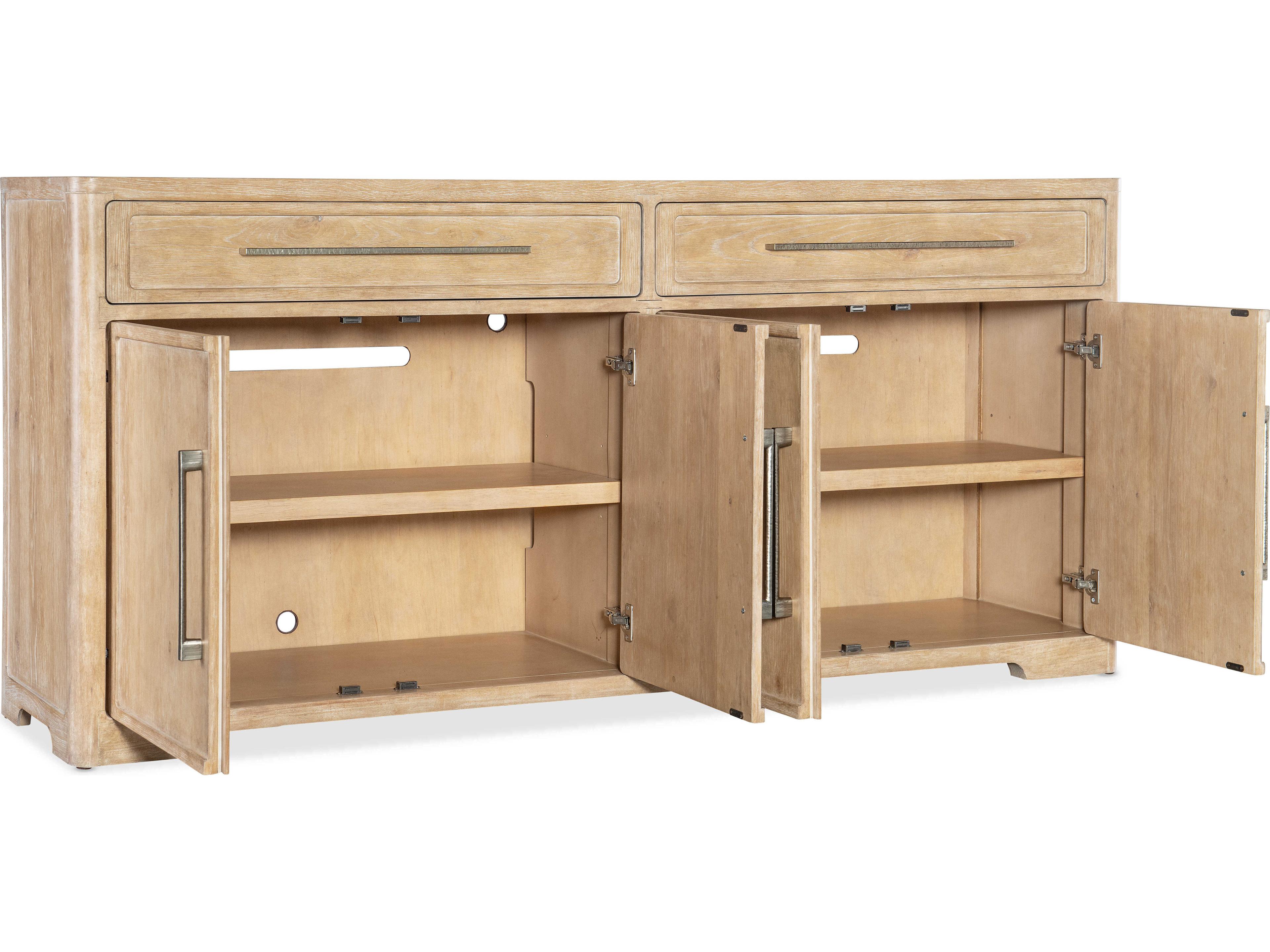 Hooker Furniture Retreat 80" Solid Wood Dune Sideboard