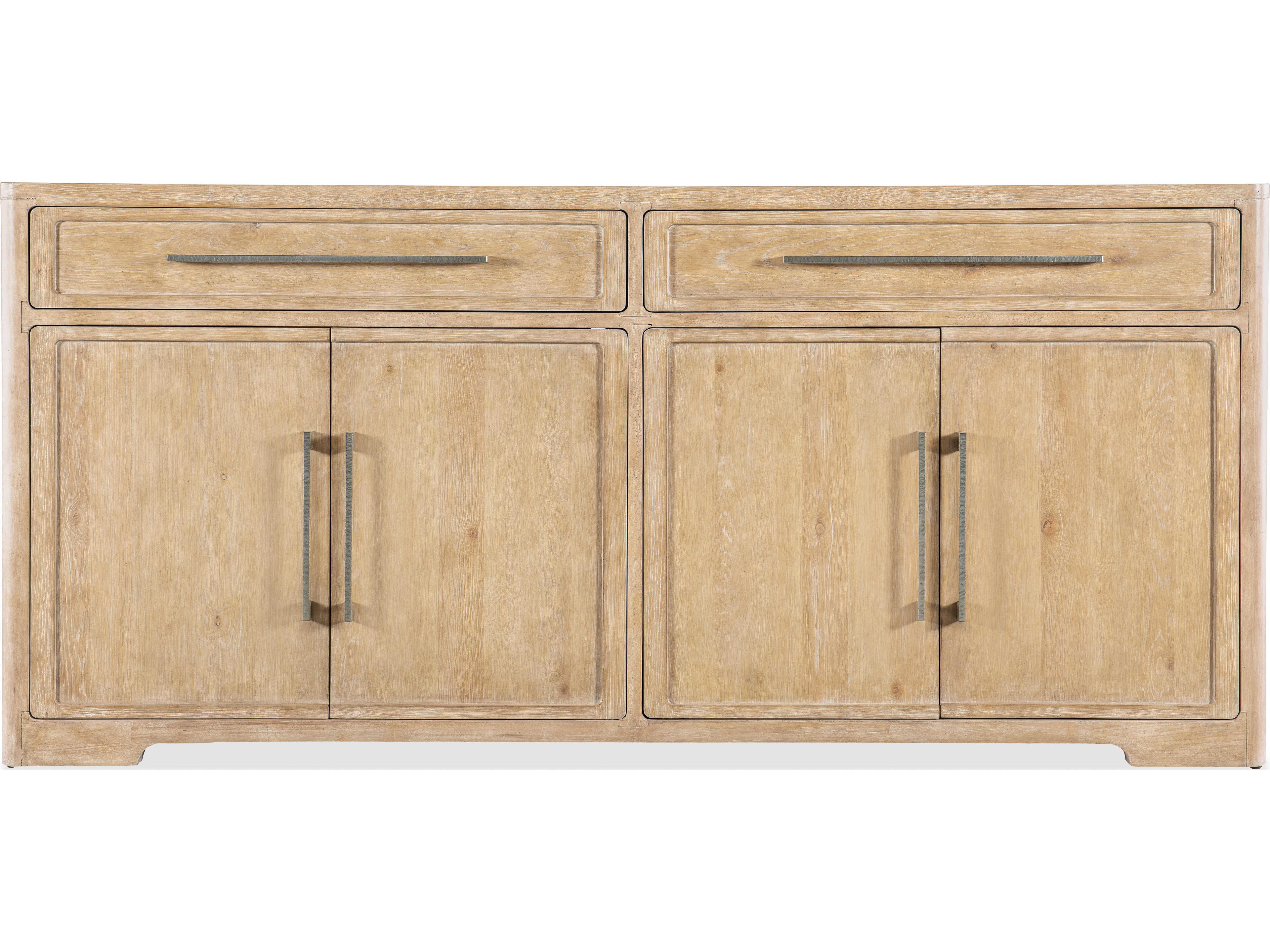 Hooker Furniture Retreat 80" Solid Wood Dune Sideboard