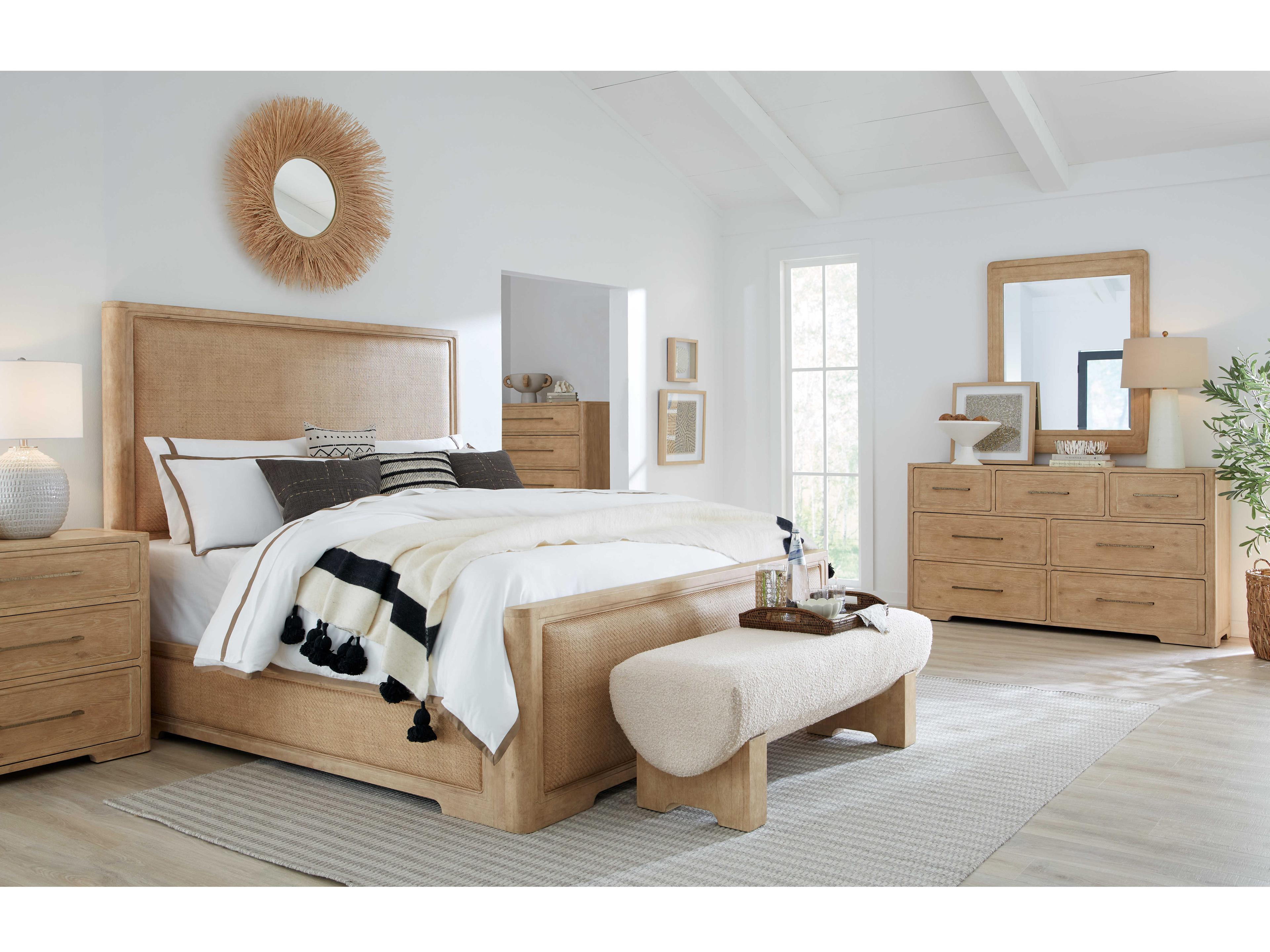 Hooker Furniture Retreat 3-Drawers Brown Solid Wood Nightstand