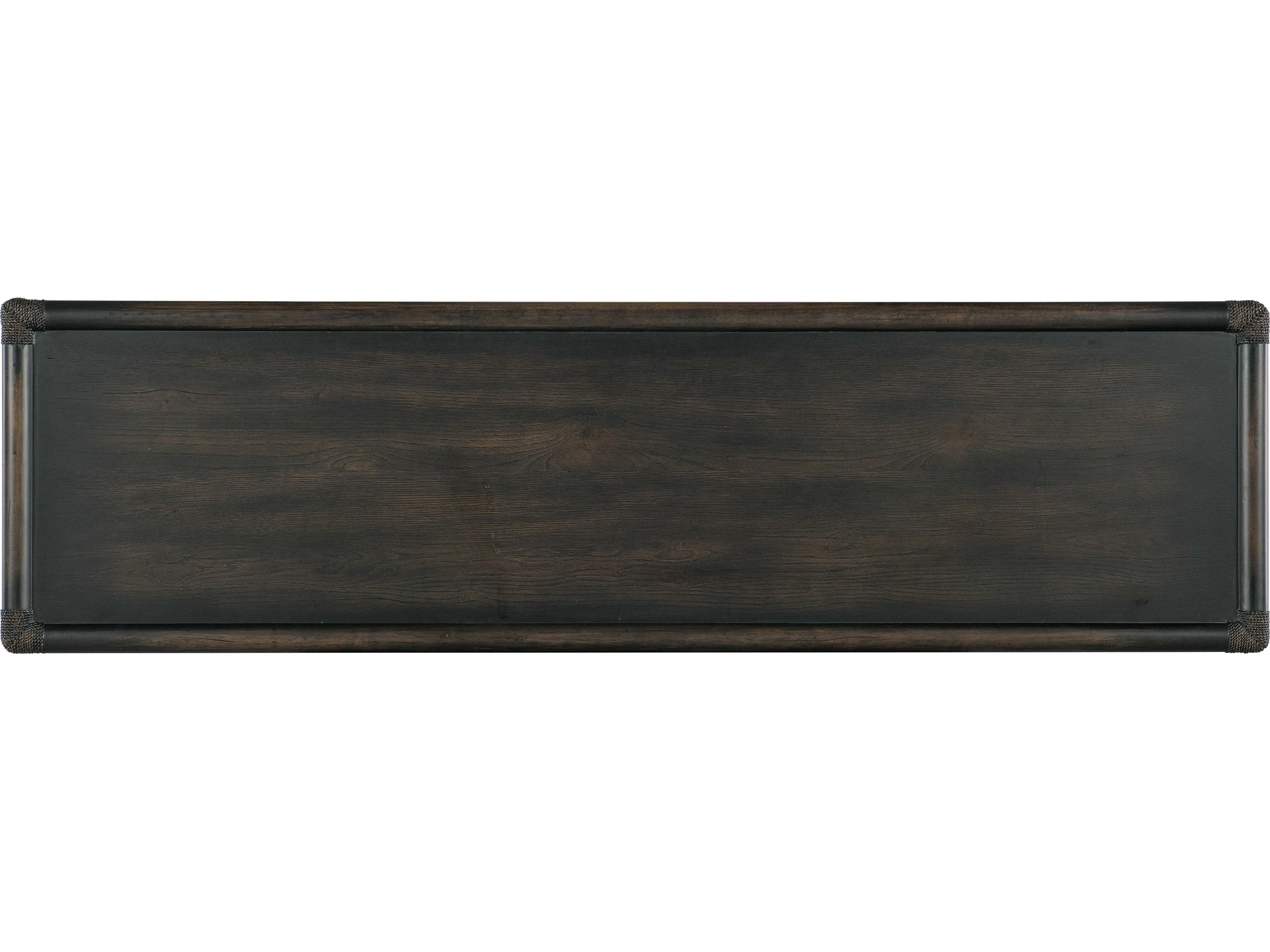 Hooker Furniture Retreat Pole Rattan 6-Drawers Solid Wood Double Dresser