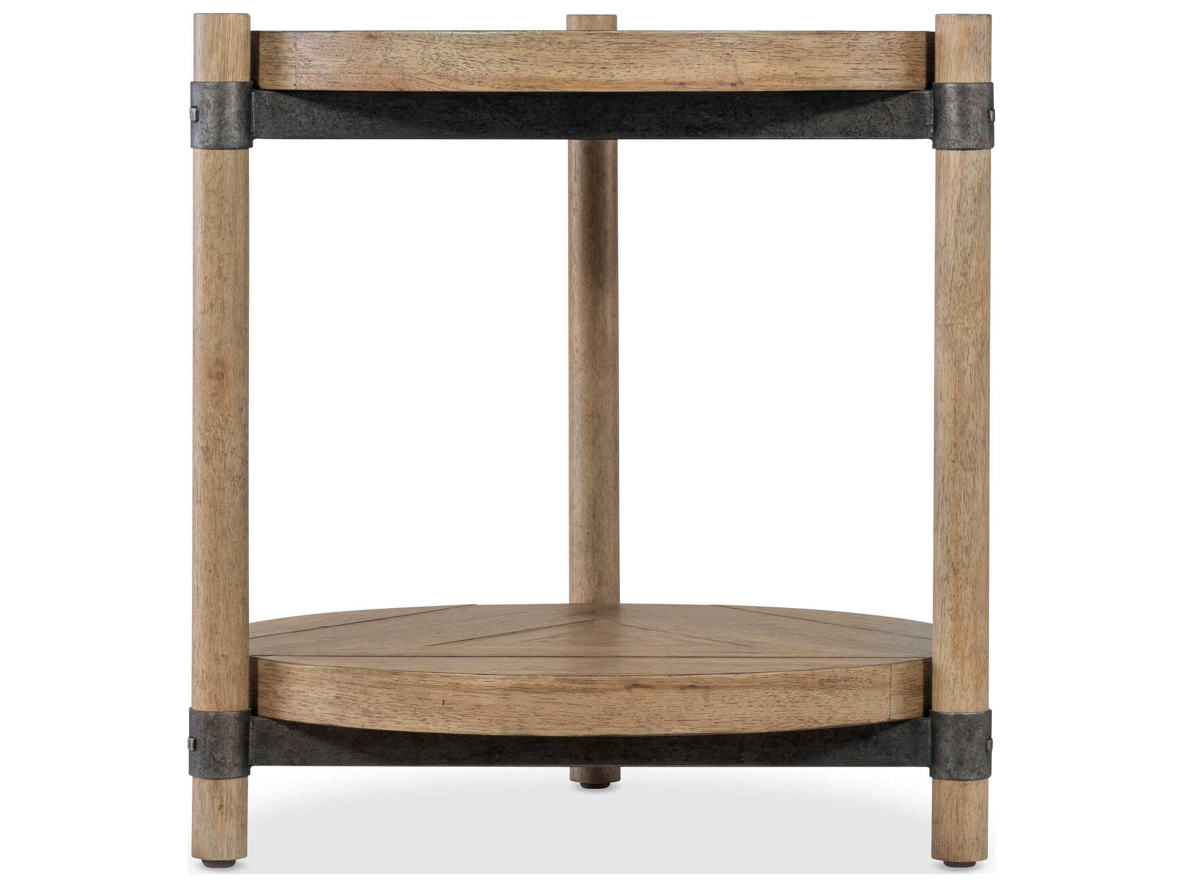 Hooker Furniture Vineyard Row Round Wood Sonoma End Table