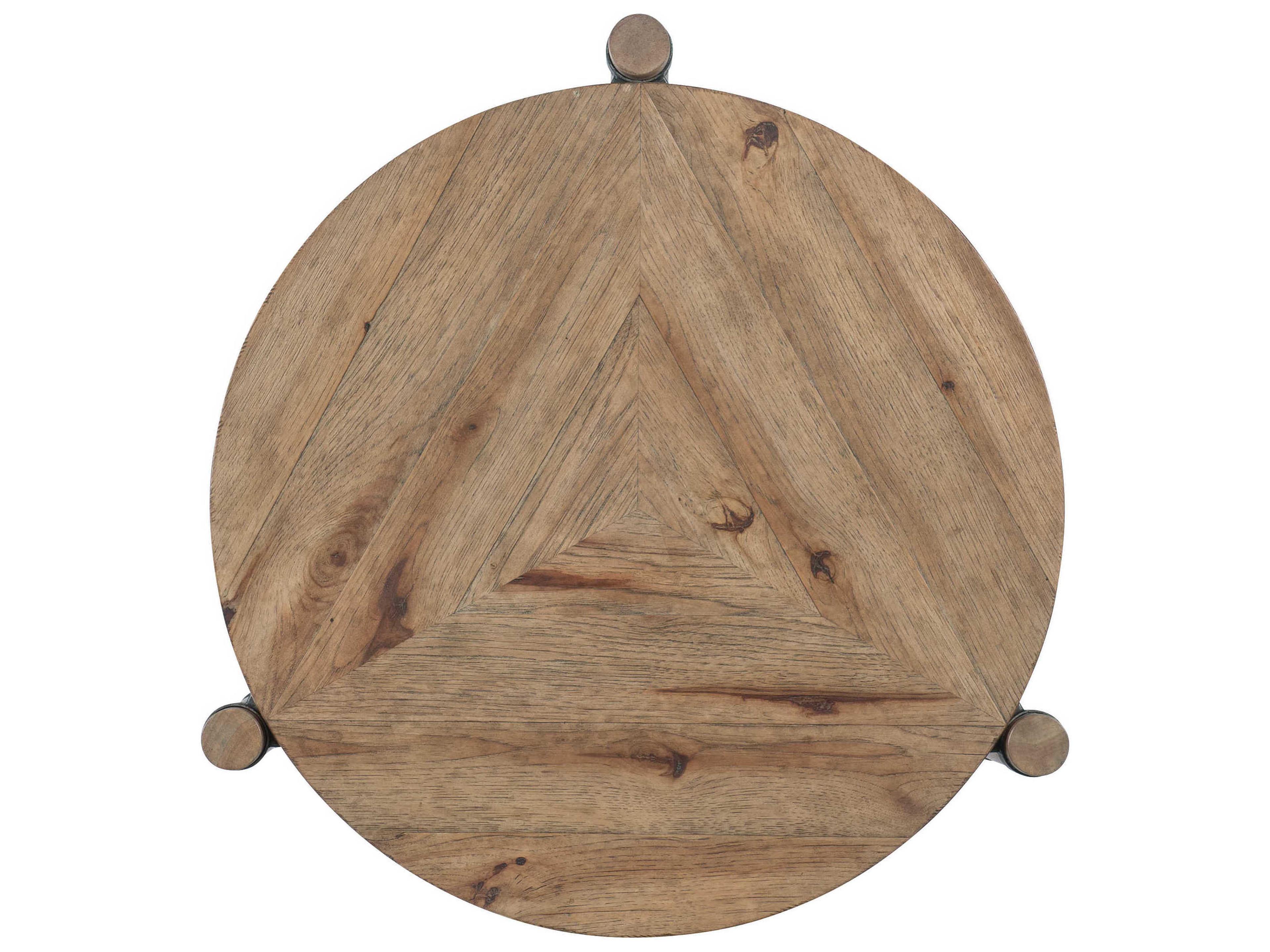 Hooker Furniture Vineyard Row Round Wood Sonoma End Table