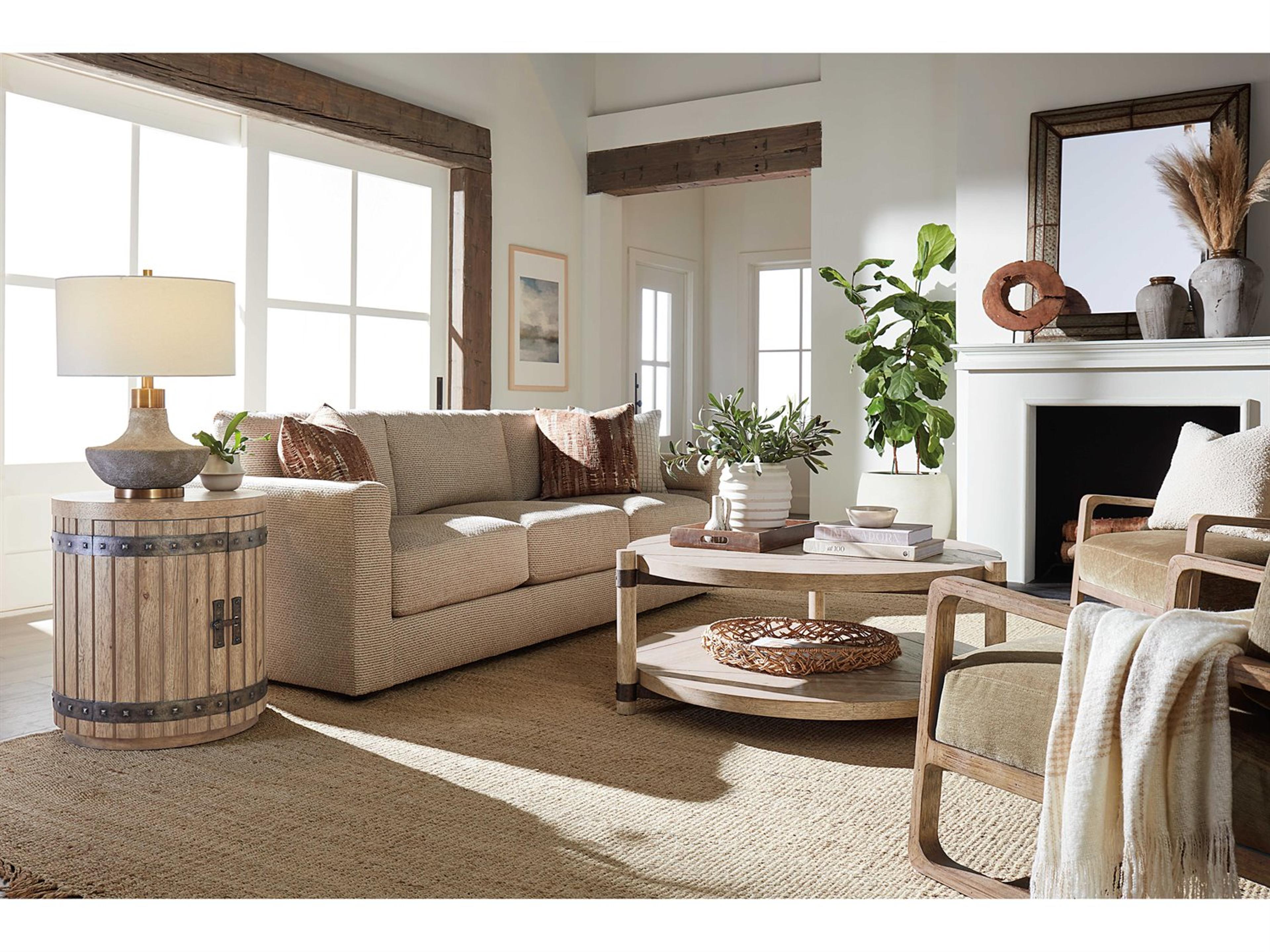 Hooker Furniture Vineyard Row Round Wood Sonoma Coffee Table